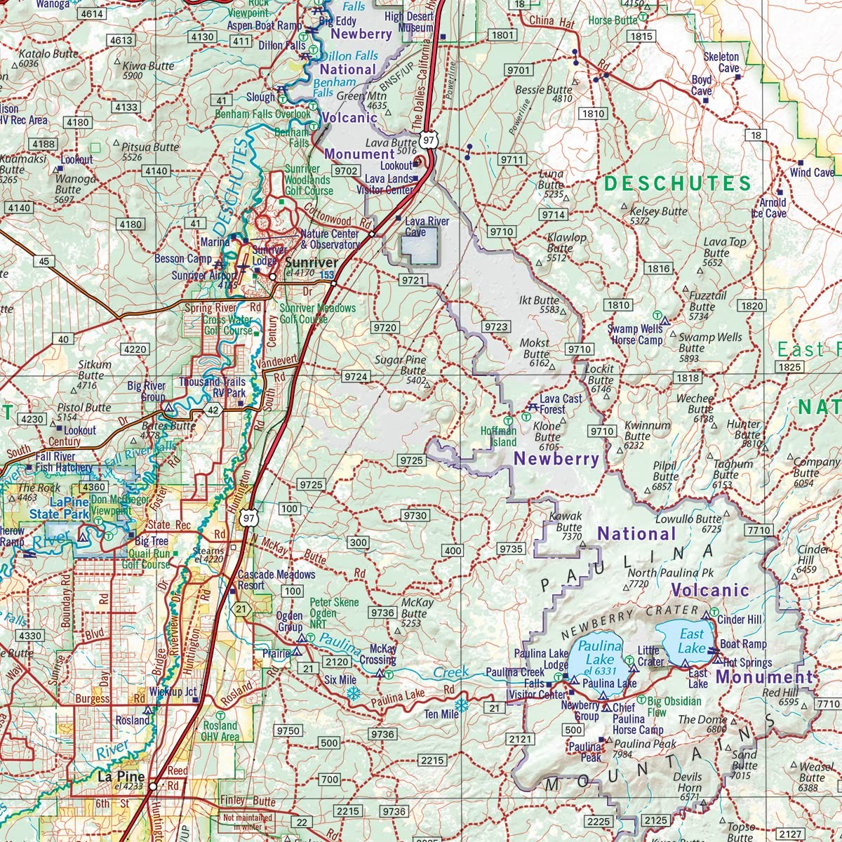 Oregon Road and Recreation Atlas 11th Edition 2024 (Benchmark)