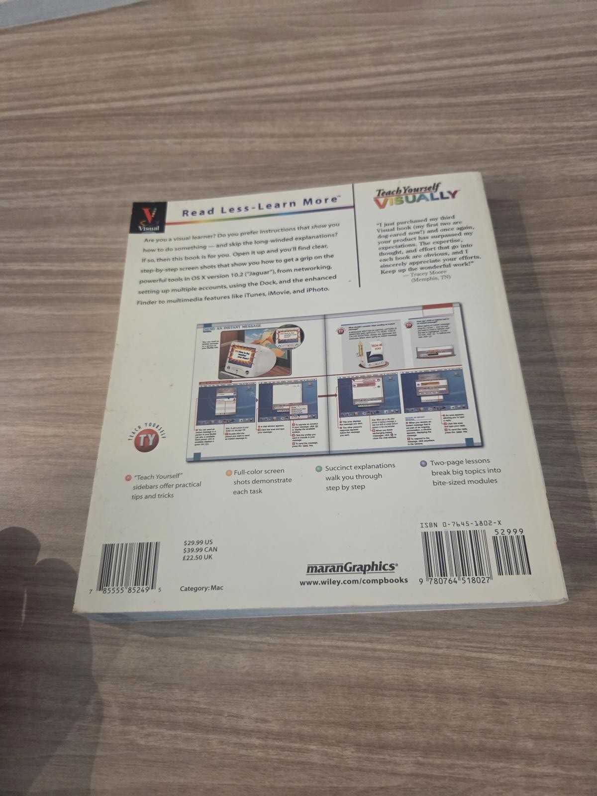 Teach Yourself VISUALLY Mac OS X v.10.2 Jaguar Book