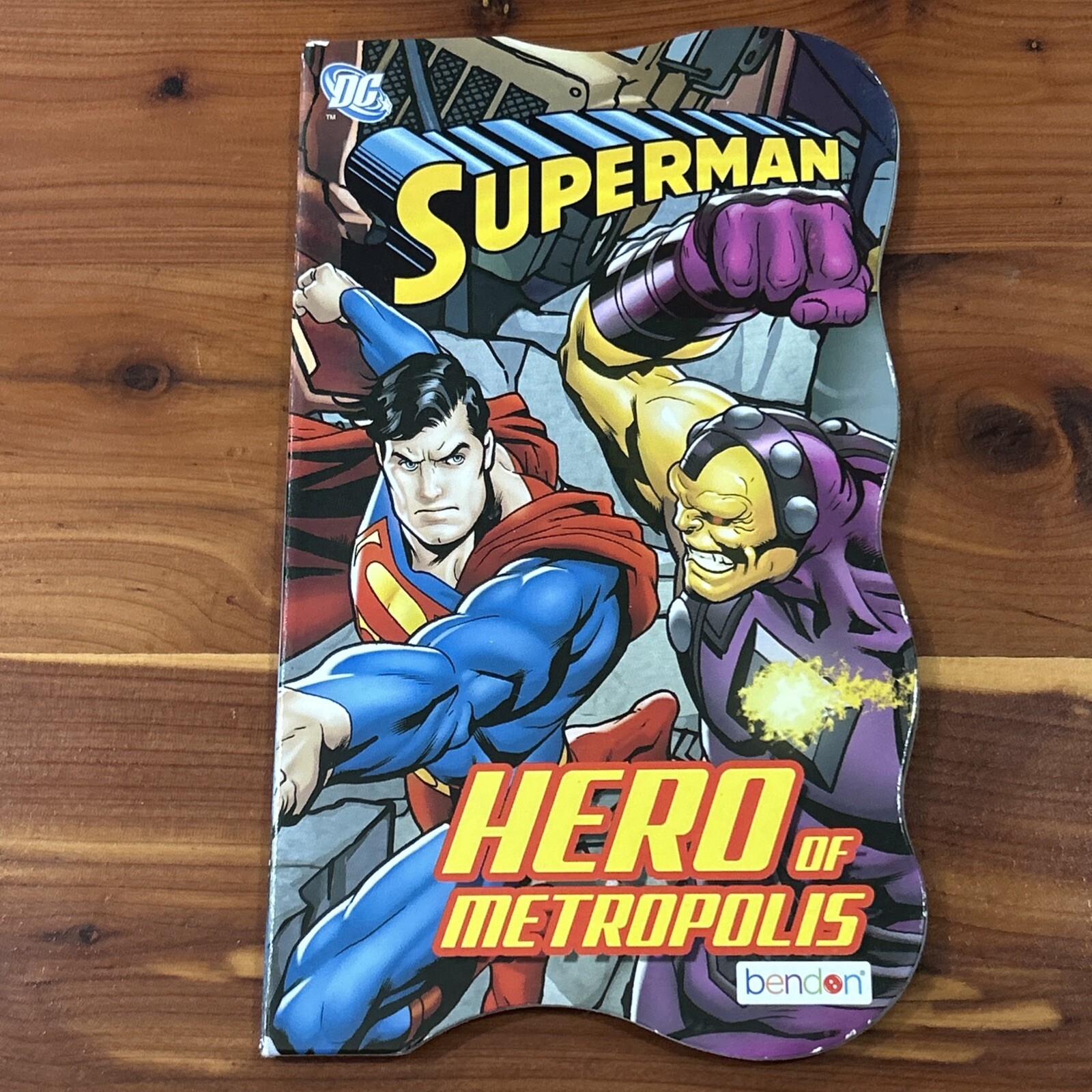 Shape Book Superman Lot Of 4 Books 2010 DC Bendon Publishing