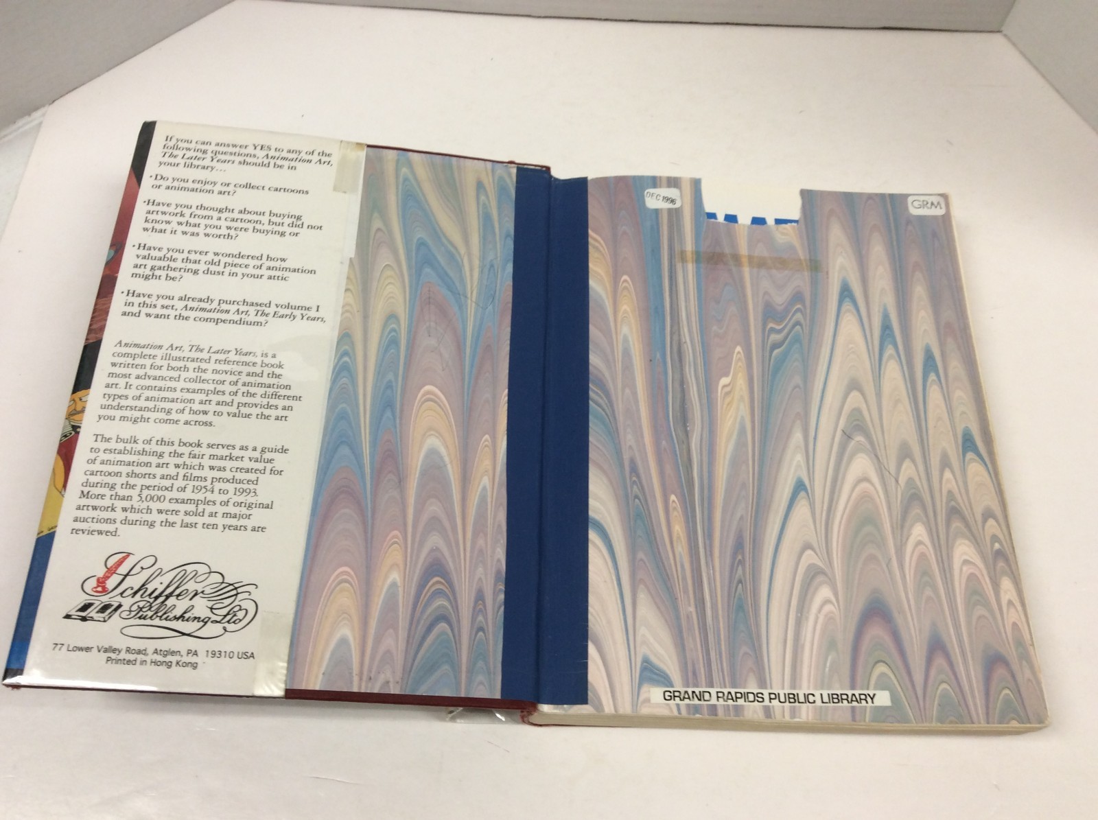 ANIMATION ART: THE LATER YEARS 1954 – 1993 Jeff Lotman 1996 HC 1st Edition