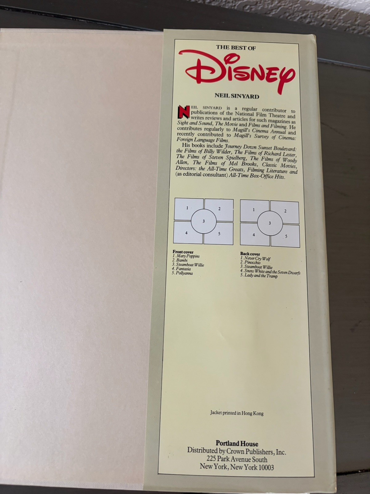 THE BEST OF DISNEY Vintage HARDCOVER BOOK BY NEIL SINYARD