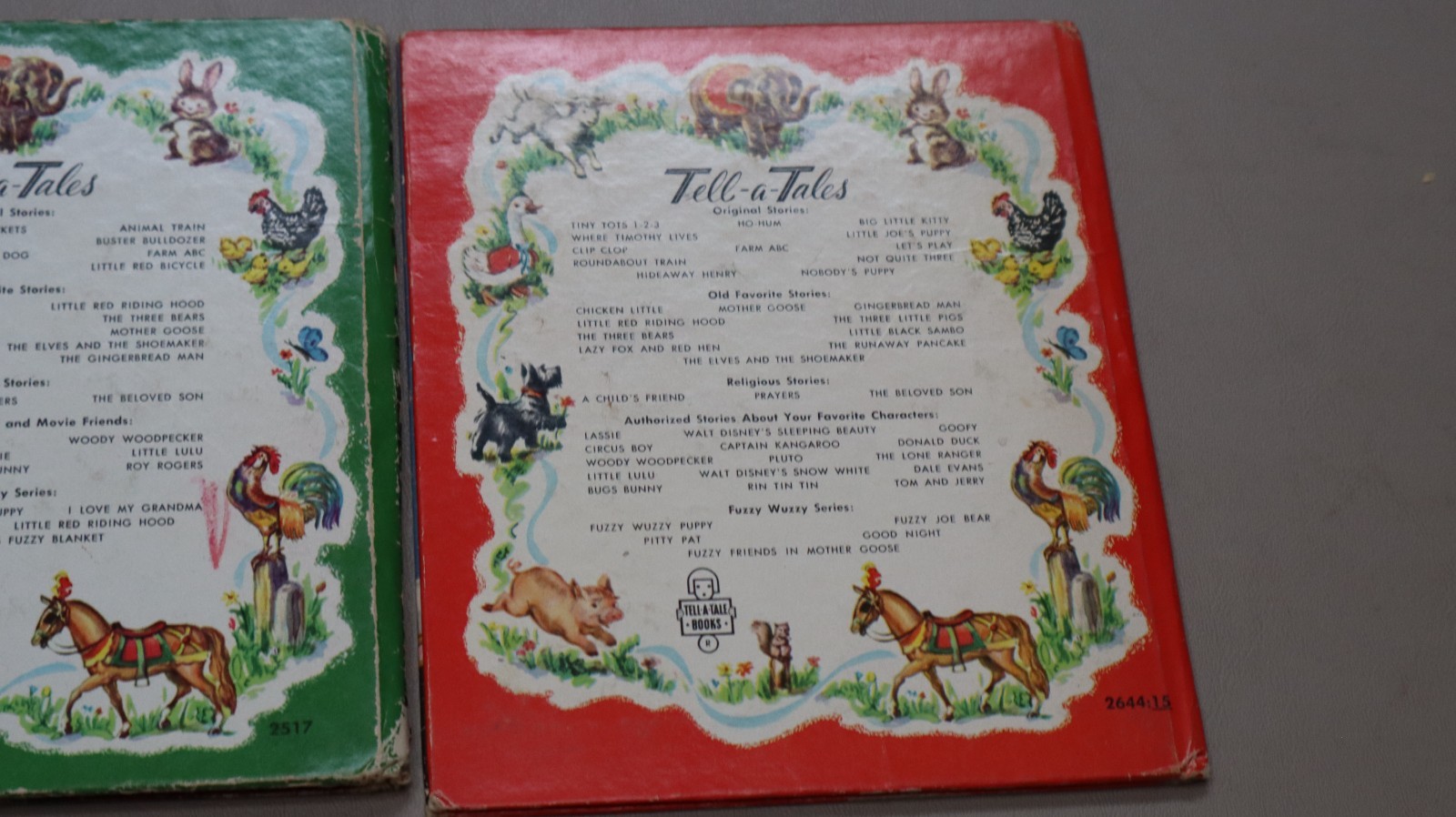 5 Vintage Tell-a-Tales Books – SEE PHOTOS FOR TITLES – 5.5″ x 6.5″
