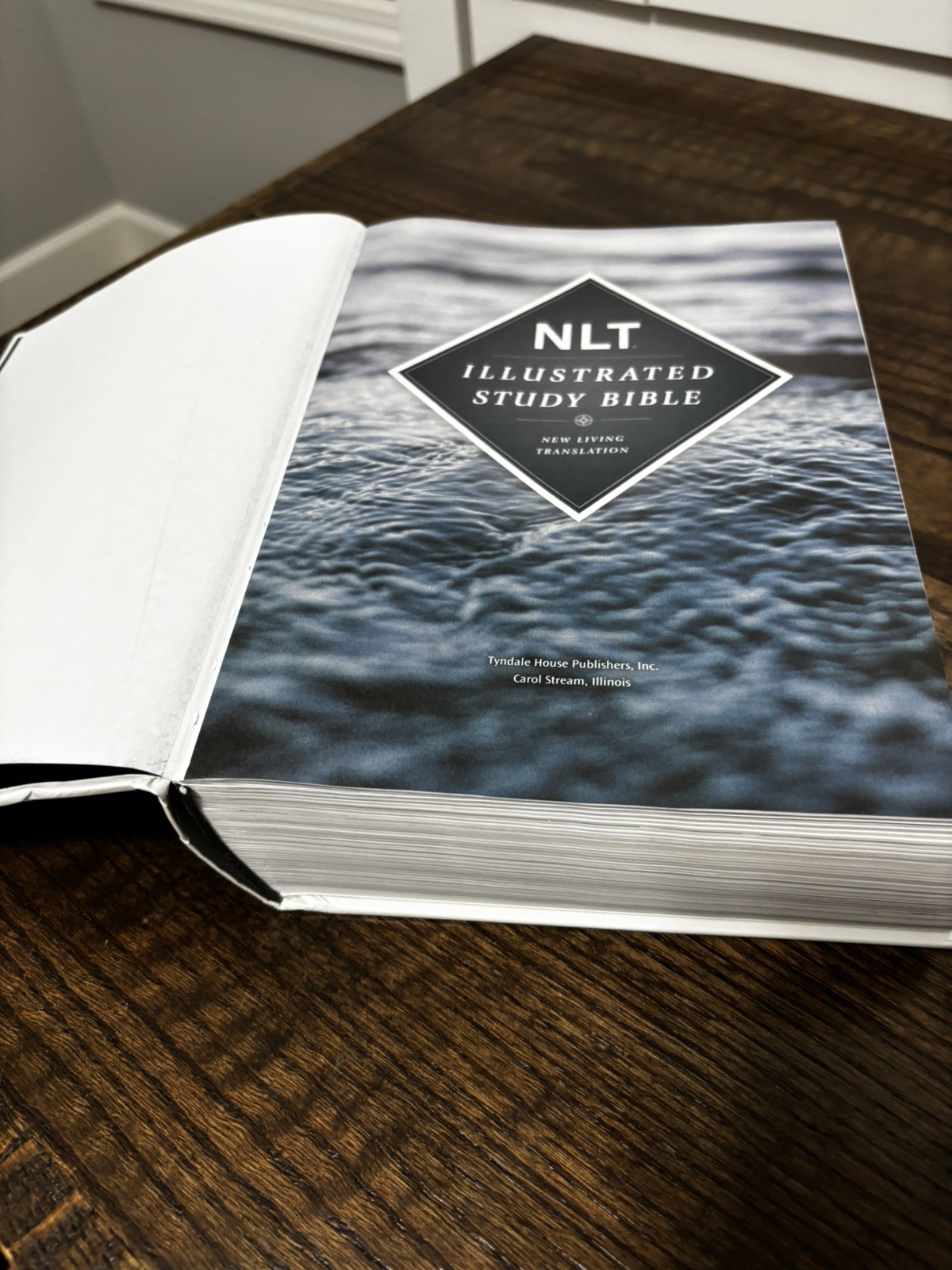 Illustrated Study Bible by New Living Translation (2015, Hardcover)