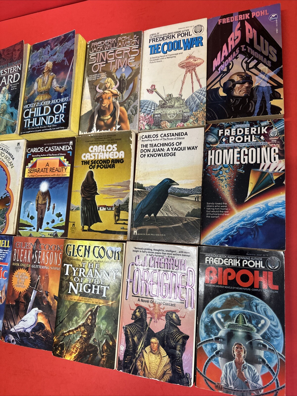 SCIENCE FICTION FANTASY LOT OF 15 PAPERBACK BOOKS SCI FI MULTIPLE AUTHORS