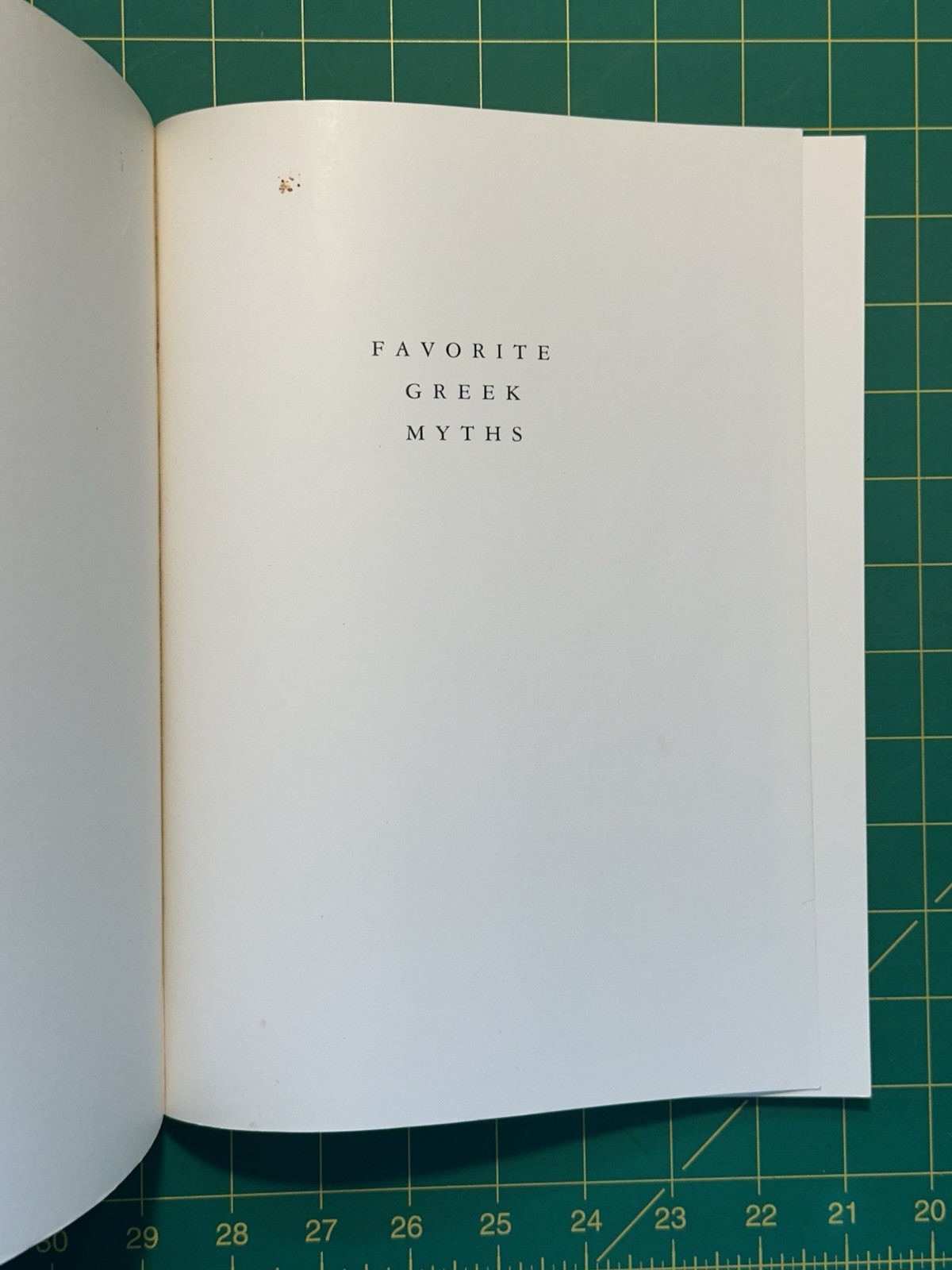 Favorite Greek Myths by Mary Pope Osborne (Trade Paperback)
