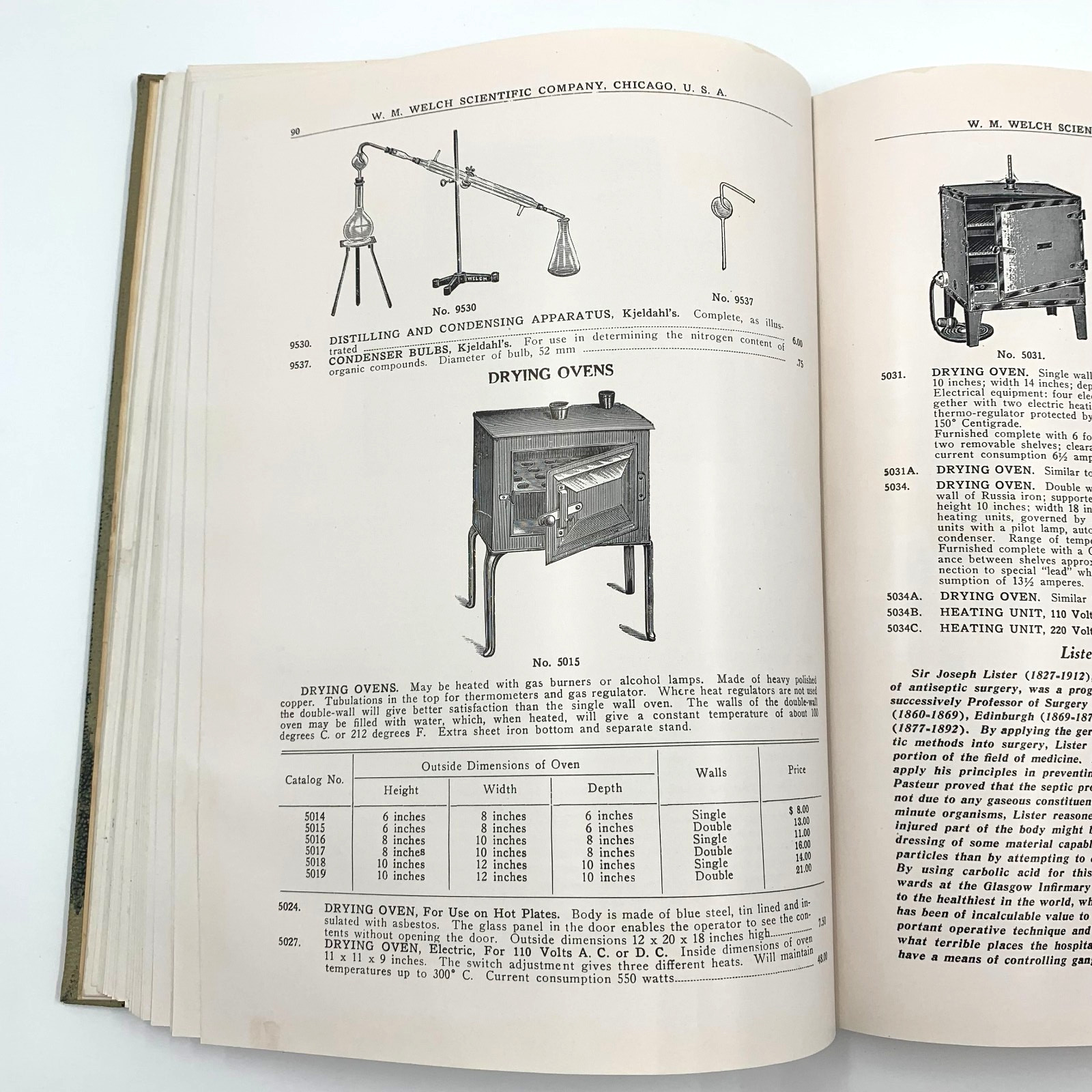 Welch 1880 Fifty Years of Service to Schools 1931 Catalog B Biological Equipment