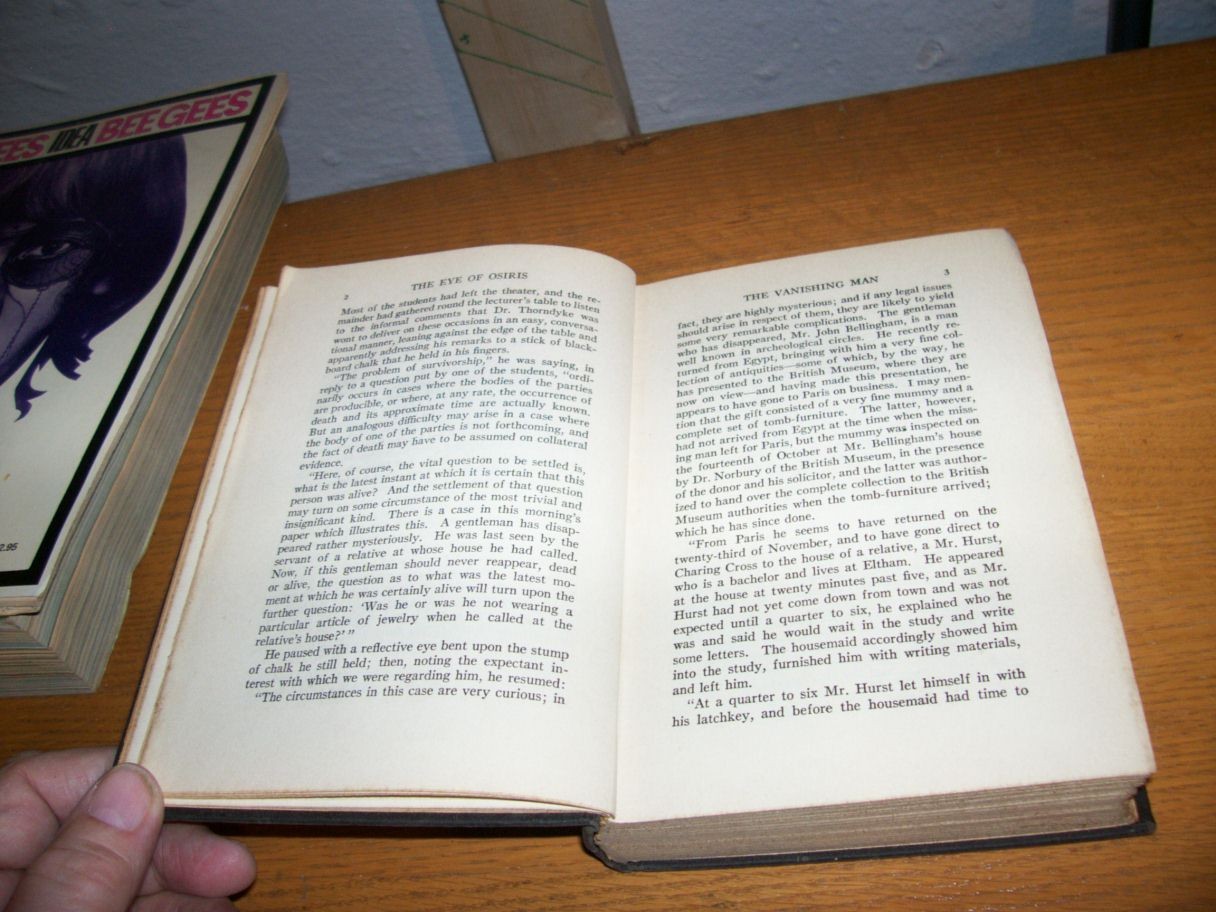 THE EYE OF OSIRIS R. Austin Freeman – The S.S. Van Dine Detective Library – 1929