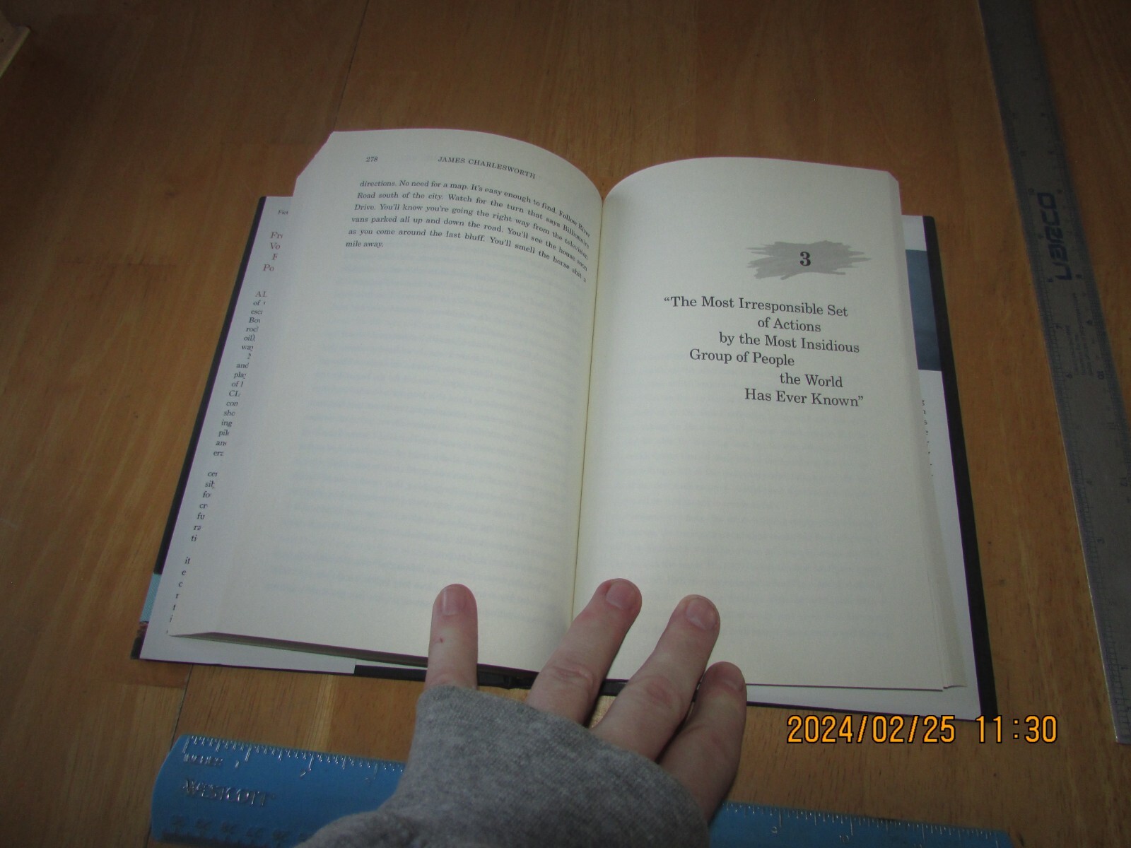 The Patricide of George Benjamin Hill : A Novel by James Charlesworth (2019, Har