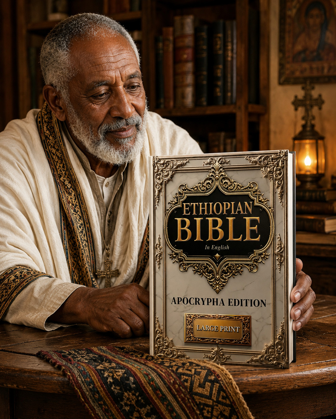The Ethiopian Bible in English Complete Apocrypha | LARGE PRINT (Illustrated): F