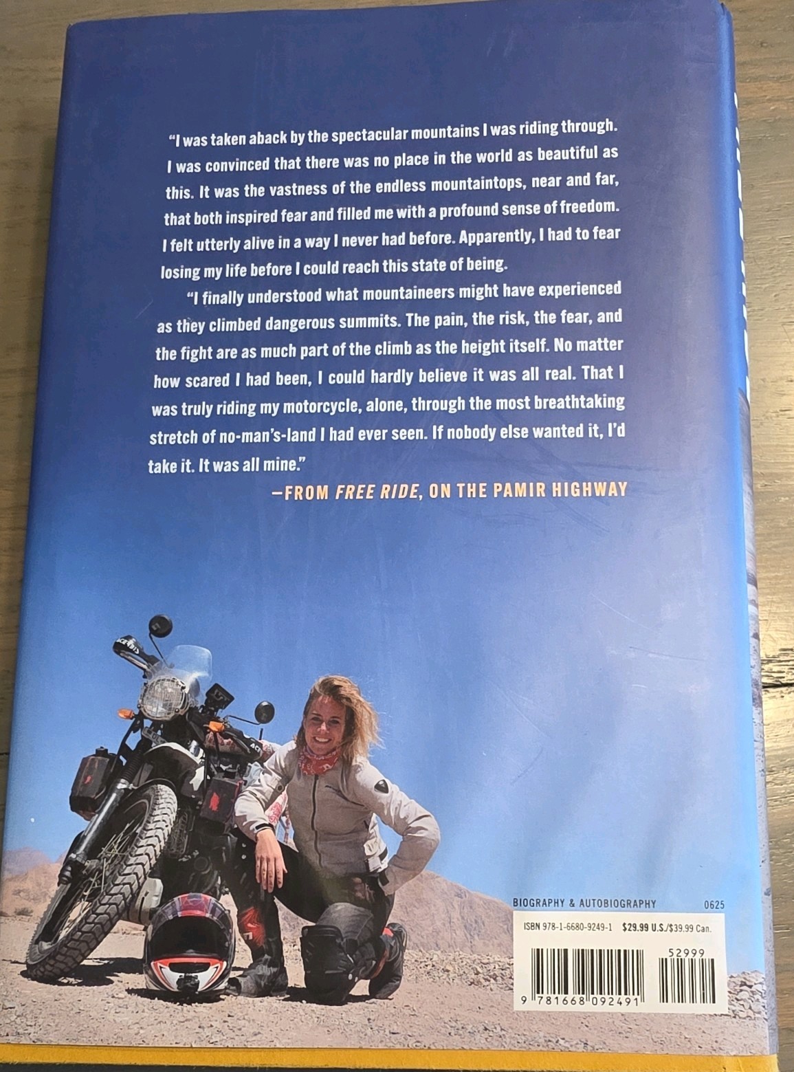 Free Ride: Heartbreak, Courage, and the 20,000-Mile Motorcycle Journey Paperback