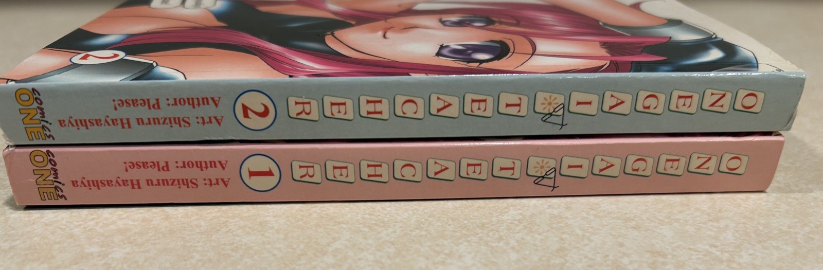 Onegai Teacher Volumes 1 & 2 English Version Manga 1st Print Very Good Cond.