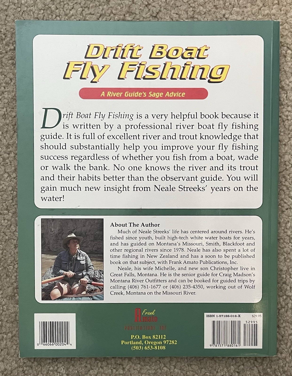 Drift Boat Fly Fishing: A River Guide’s Sage Advice, Streeks, Neale,