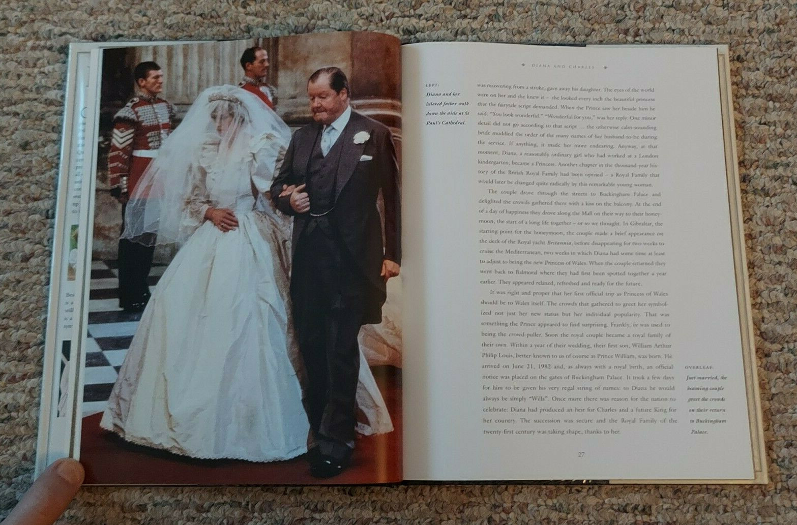 British Royalty Book – Diana, The People’s Princess, Commemorative Tribute