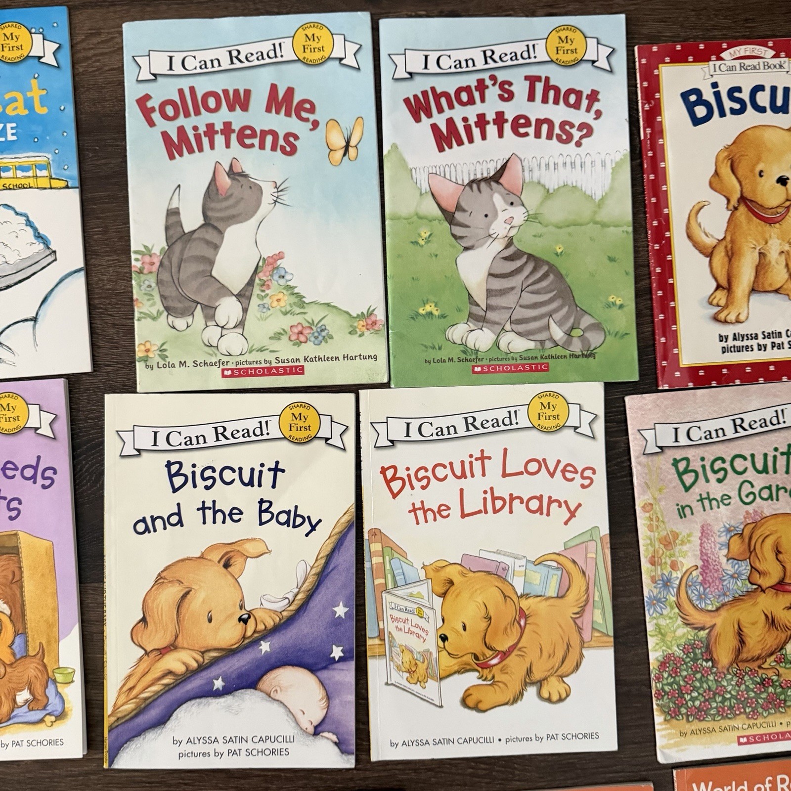 Pre Level 1 Reader Book Lot 18 Biscuit Pete Cat I Can Read Scholastic Kids