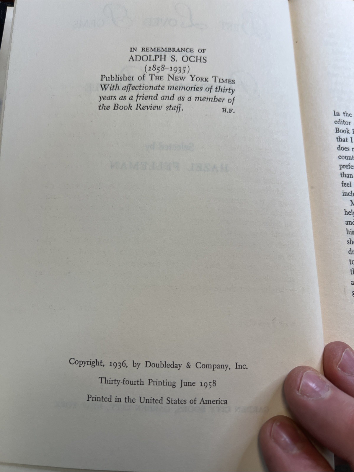 Best Loved Poems of the American People by Hazel Felleman (1936, Hardcover)