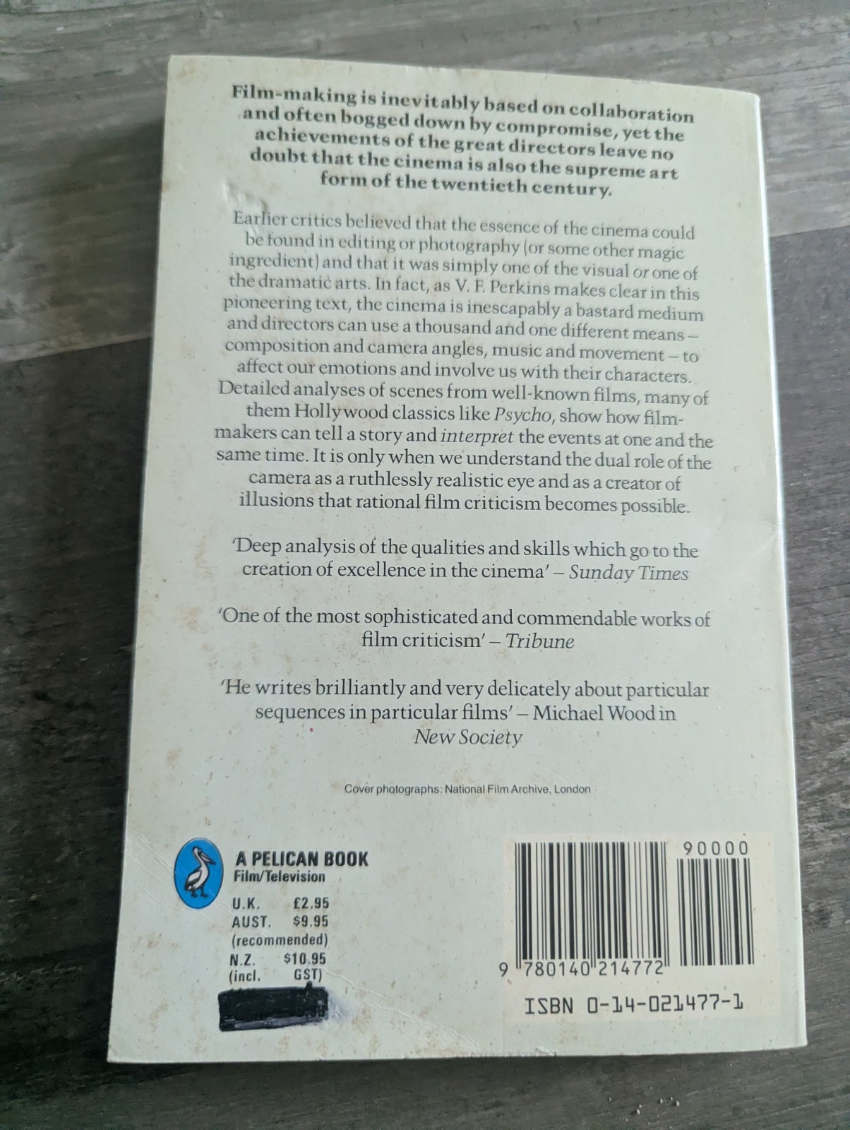 Film As Film By Perkins Paperback VERY GOOD