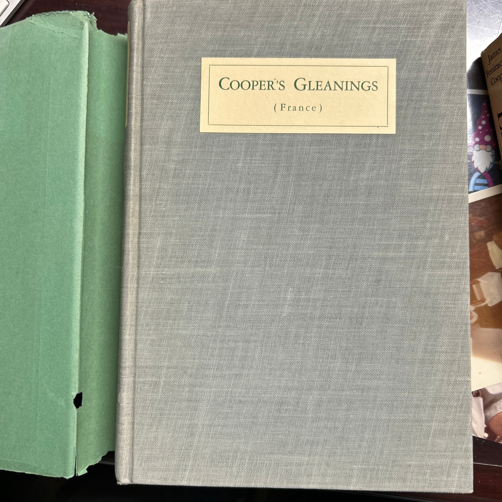 GLEANINGS IN EUROPE: FRANCE (WRITINGS OF JAMES FENIMORE By James Fenimore Cooper