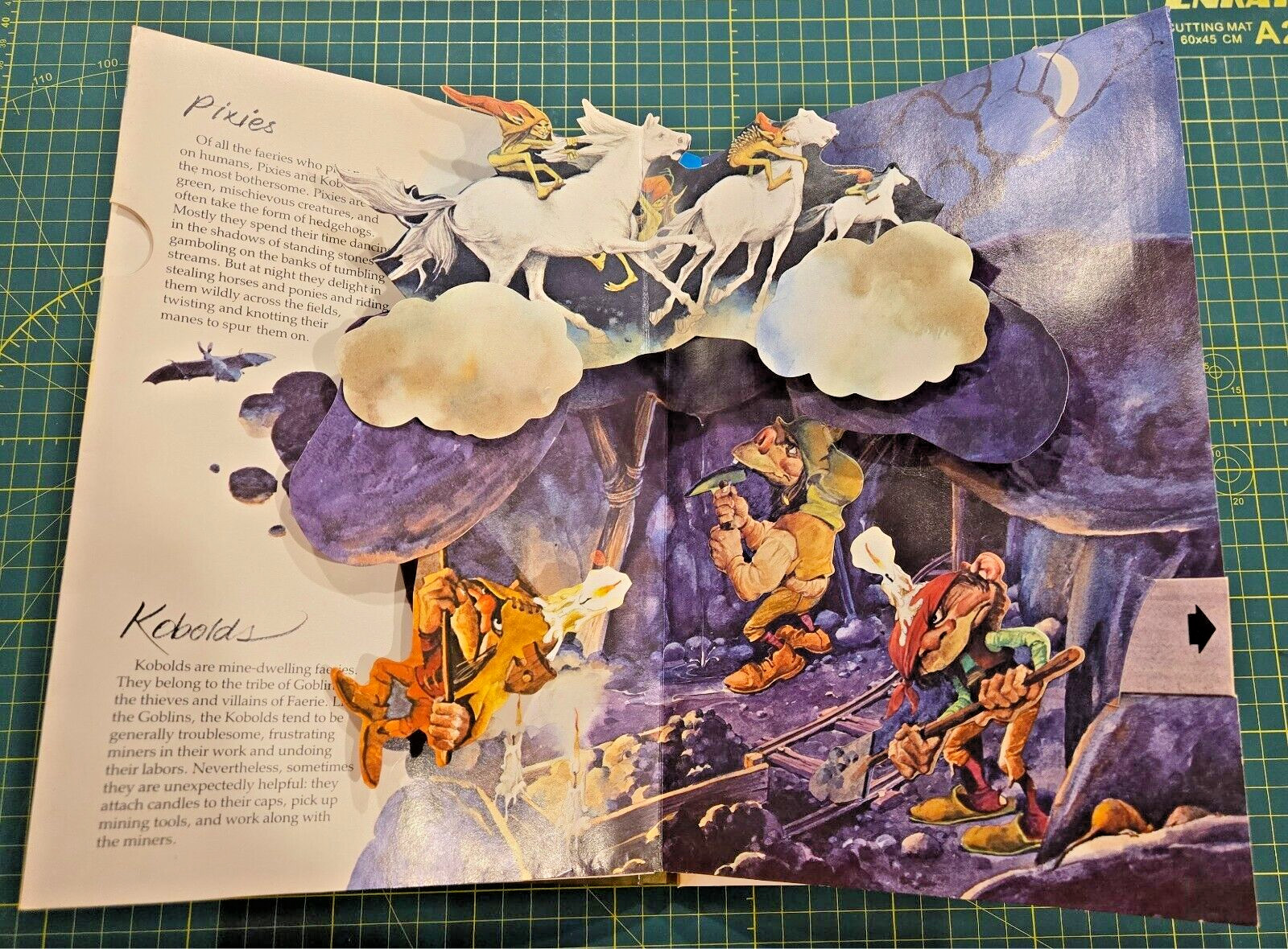 The Faeries Pop-Up Book Vintage by Harry N. Abrams 1980