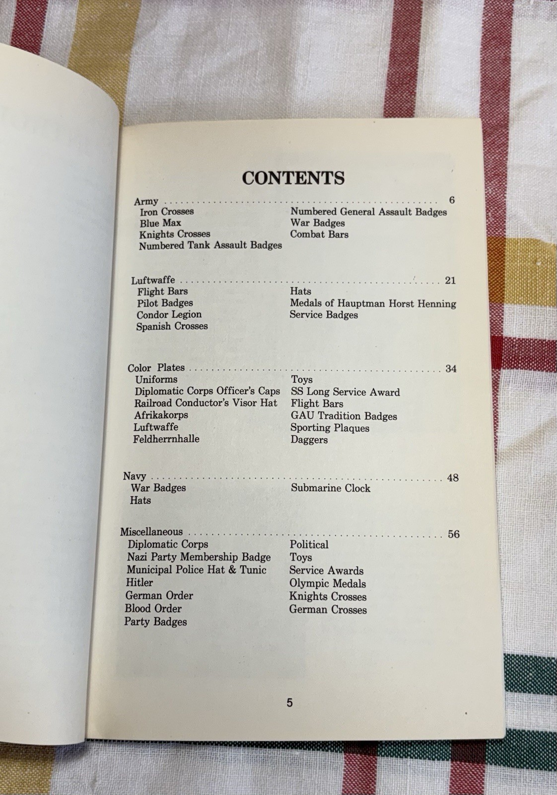 World War II German Military Collectibles by Robert McCarthy PB SIGNED 1980