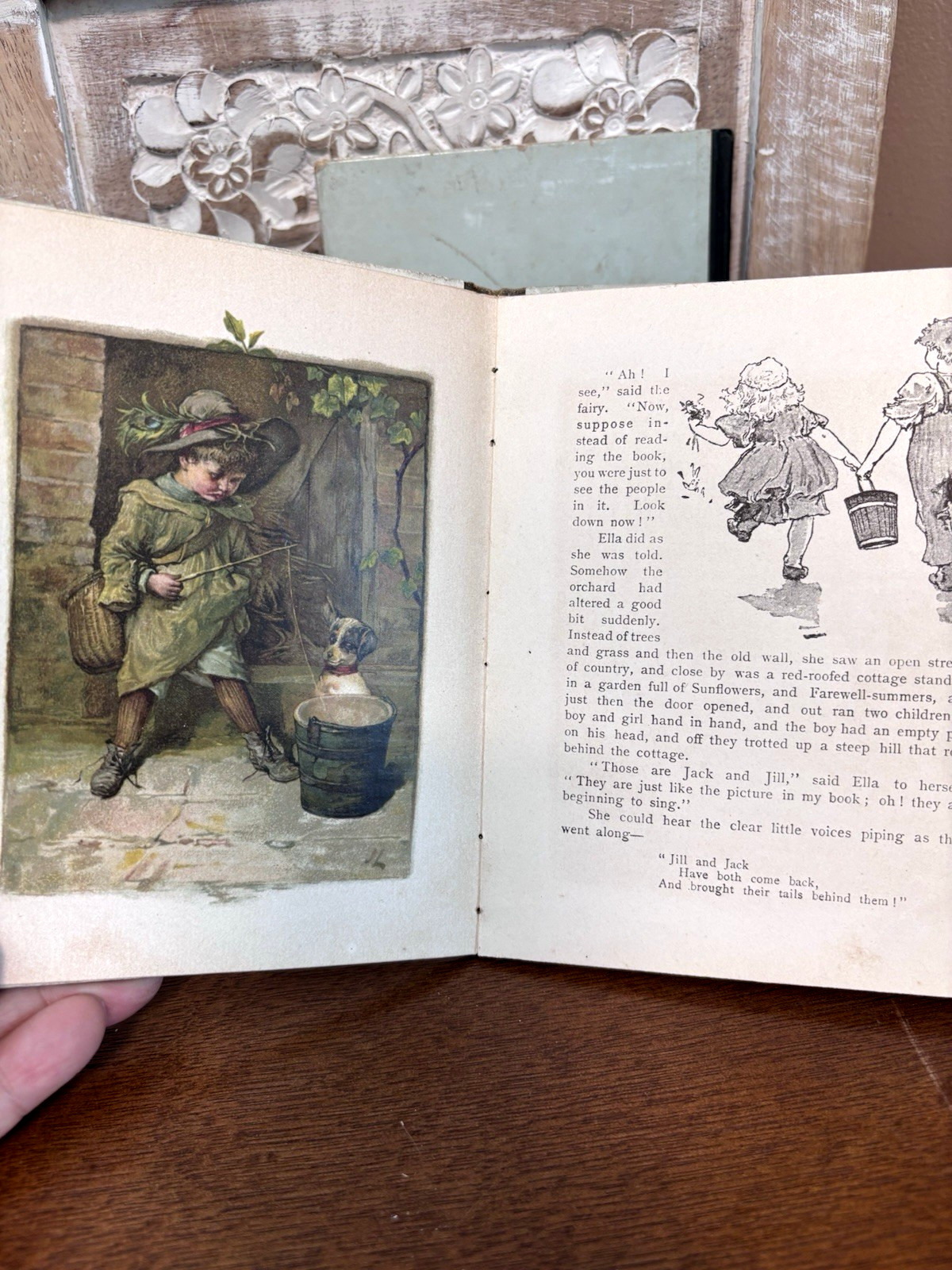 Two Antique Books by Ernest Nister at Nuremberg “A Sweet Story & Very Pretty”