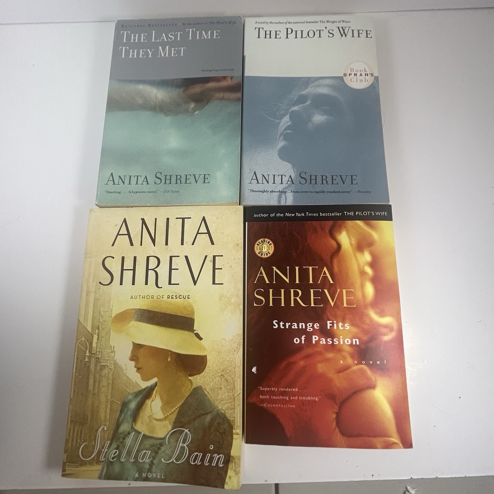 Anita Shreve Novels Fiction Lot of 21 Novels 8 Hardcover 11 Paperbacks