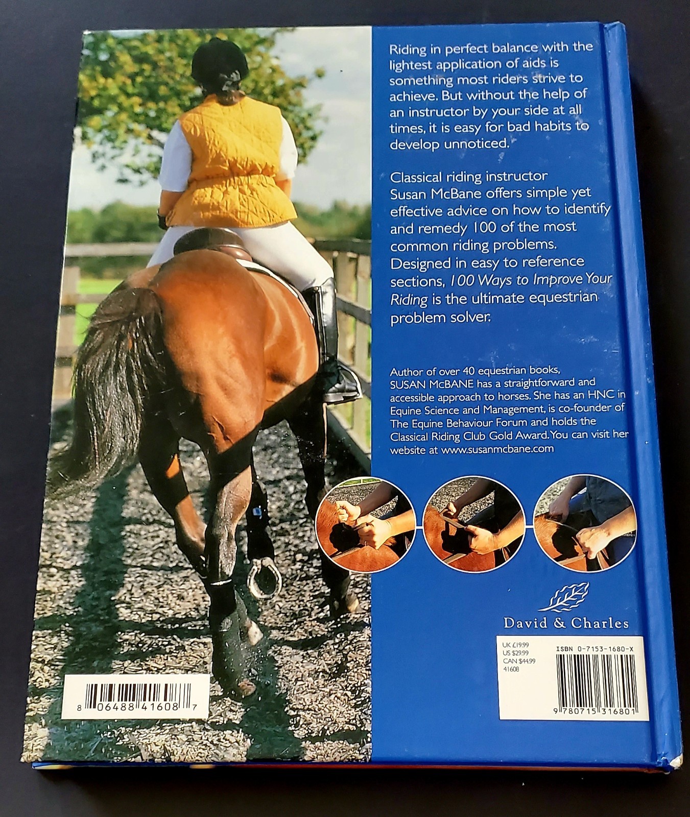 Hardcover Book-2005-100 Ways To Improve Your Riding-Susan McBane-152 pages