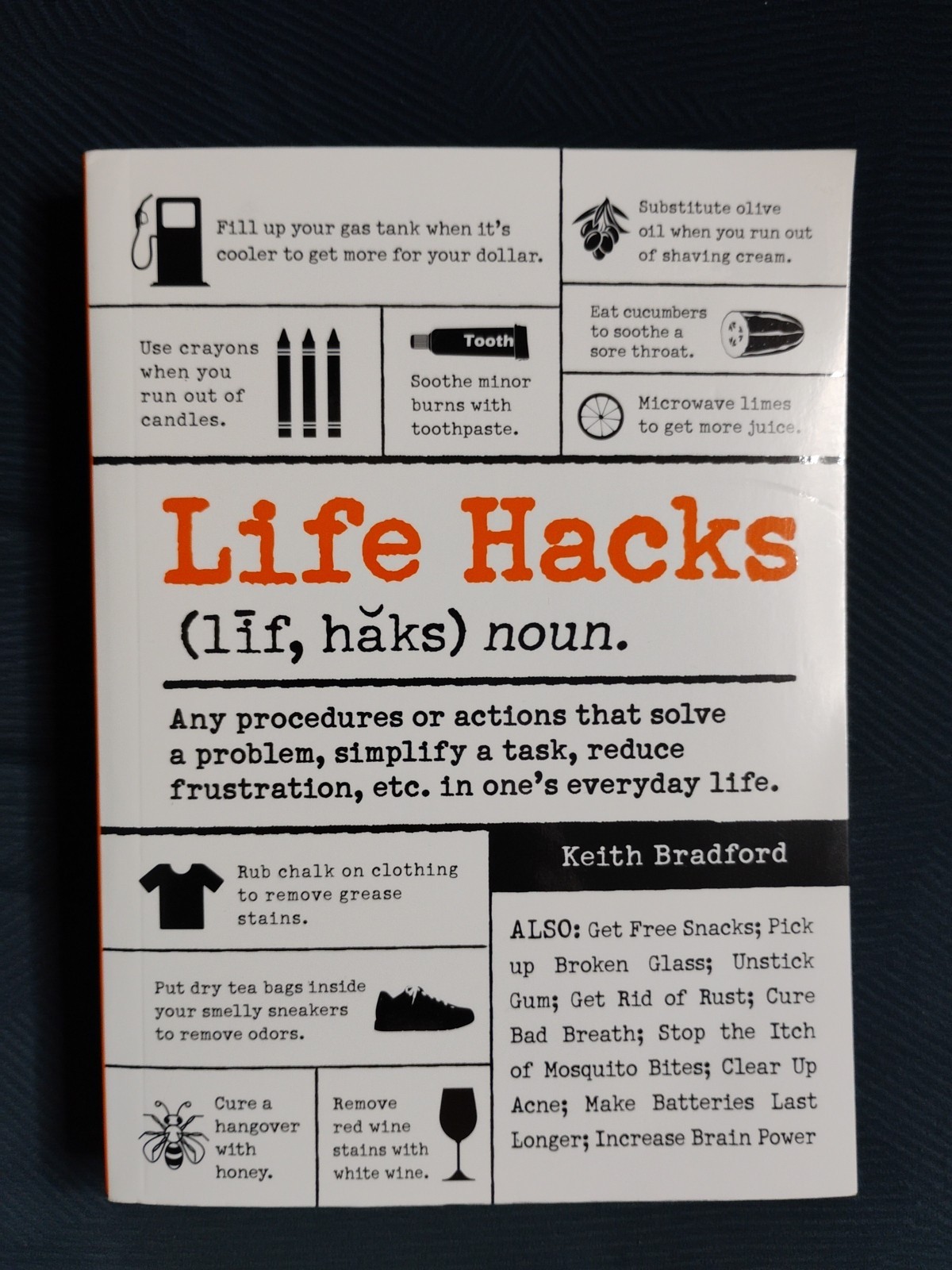 LIFE HACKS (2014 TPB) by Keith Bradford – New!