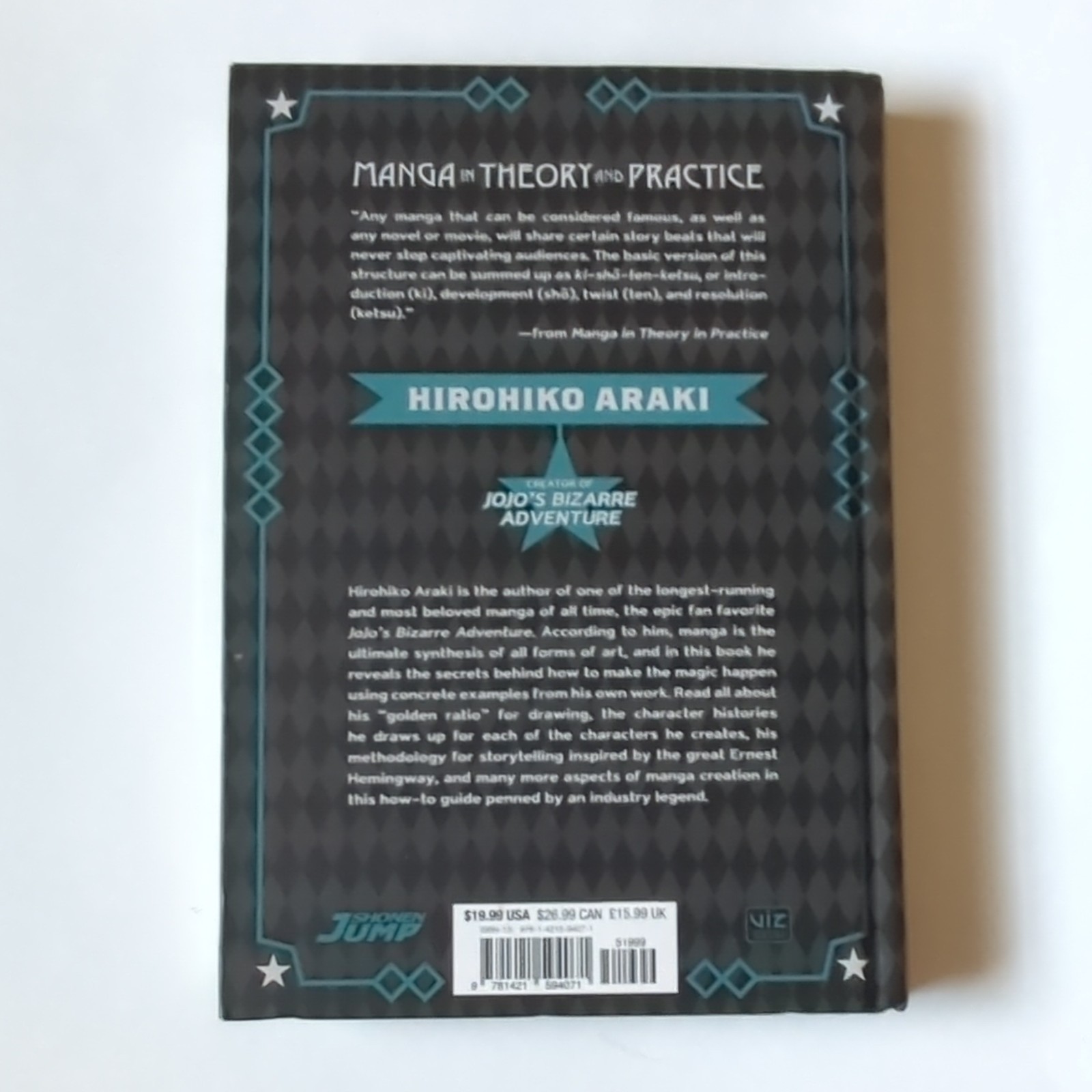 Hirohiko Araki Manga in Theory and Practice Hardcover Nonfiction VIZ Media