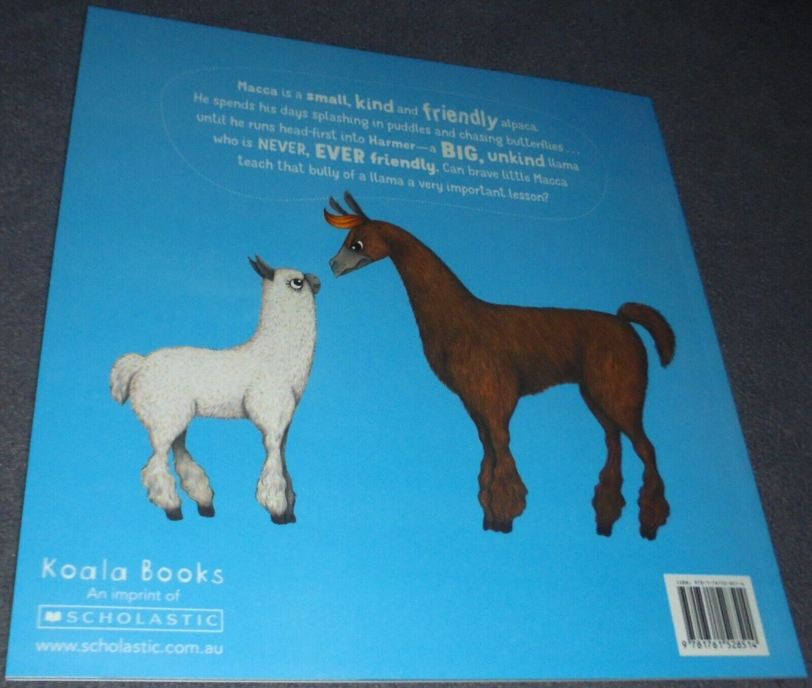 MACCA THE ALPACA BOOK BY MATT COSGROVE 2024 24CM X 25CM BRAND NEW