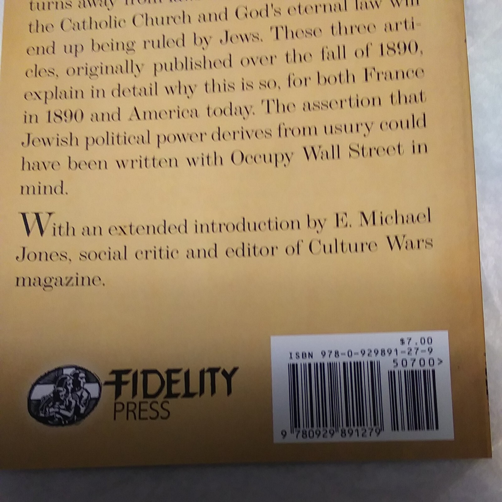 La Civilta Cattolica — The Jewish Question in Europe, PB reprint
