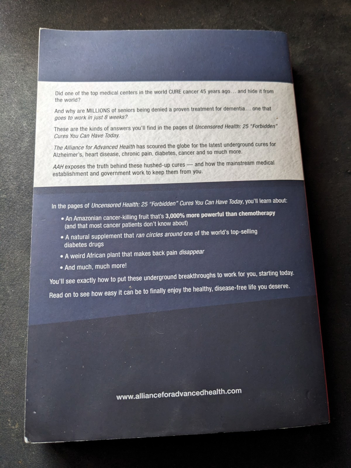Uncensored Health 25 “Forbidden” Cures You Can Have Today Paperback Volume 1