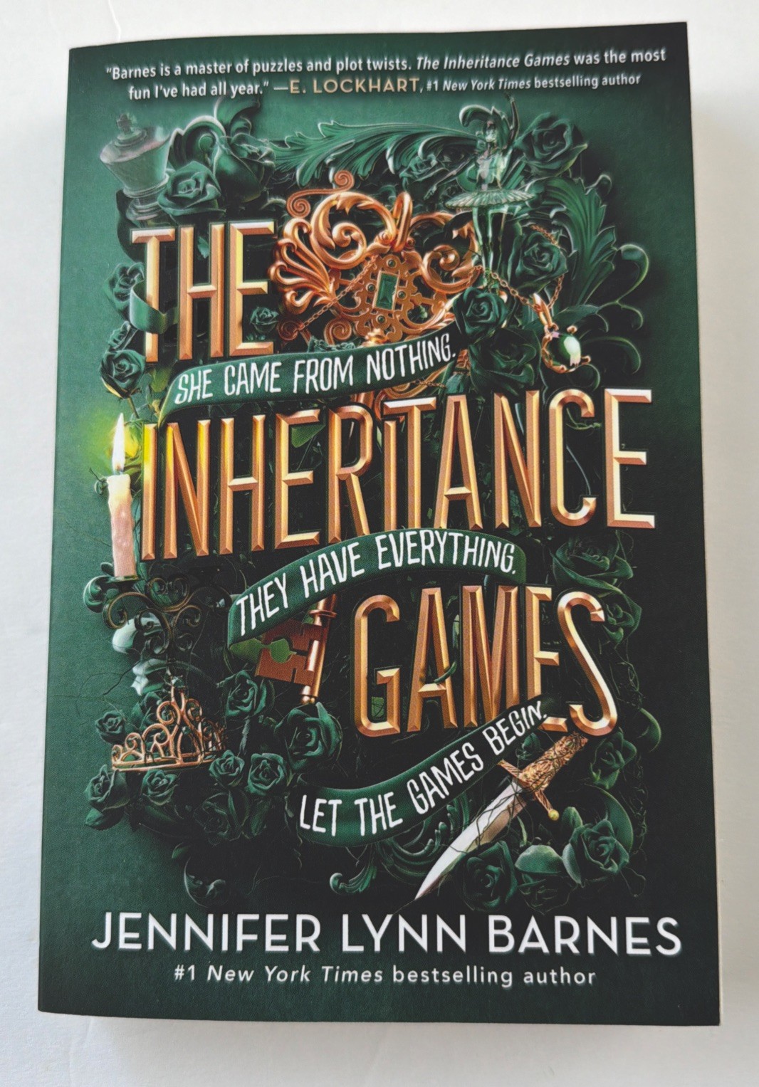 The Inheritance Games by Jennifer Lynn Barnes Paperback Book Brand New
