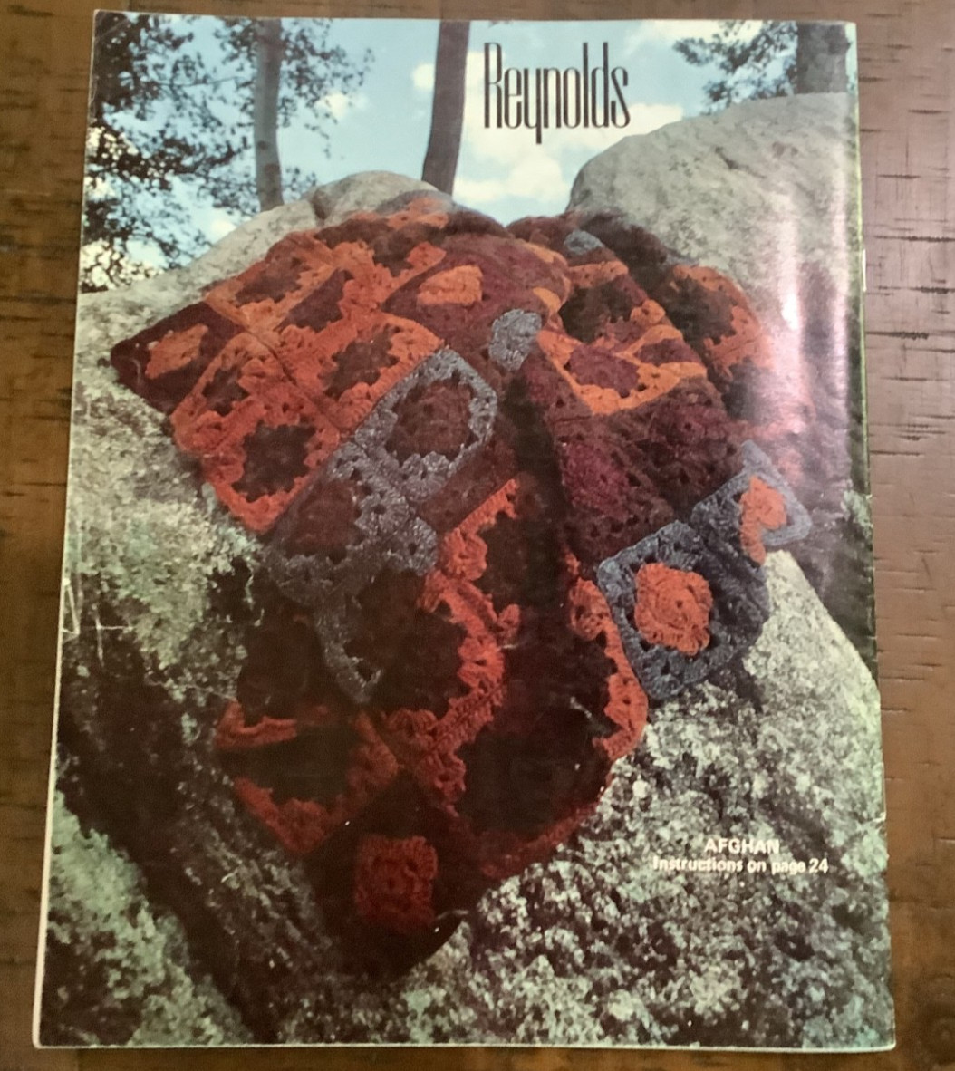 Vintage Reynolds Left-Handed Crochet Book, 31 Pages, 1977, PB