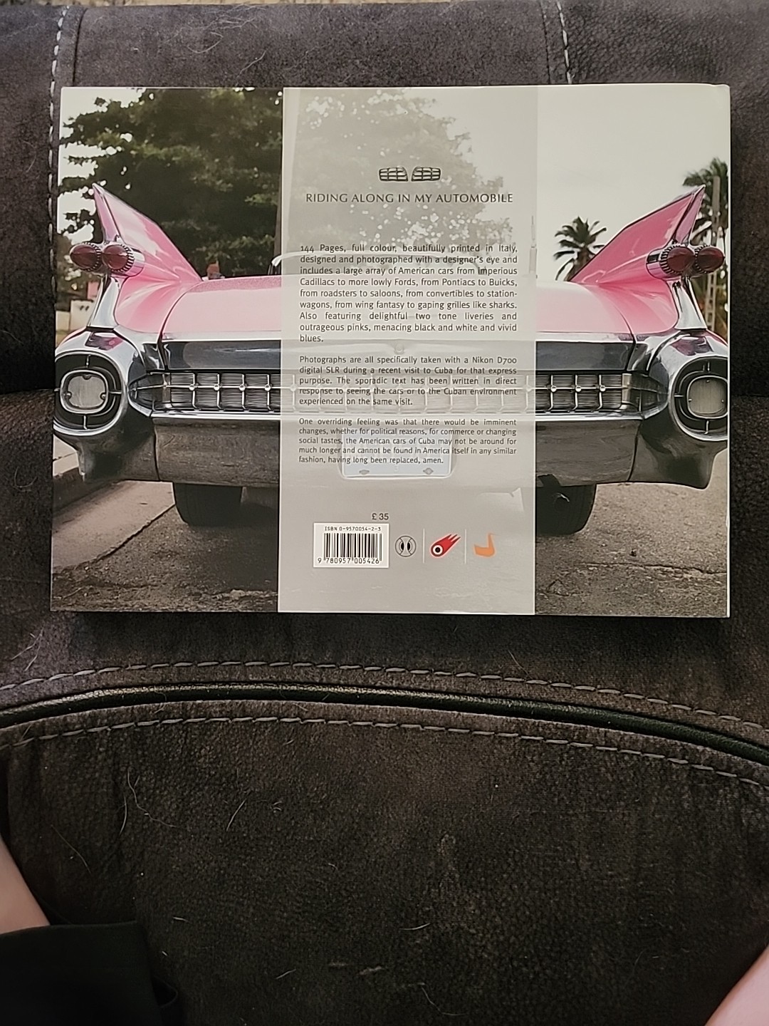 RIDING ALONG IN MY AUTOMOBILE: THE AMERICAN CARS OF CUBA – Hardcover * Signed-