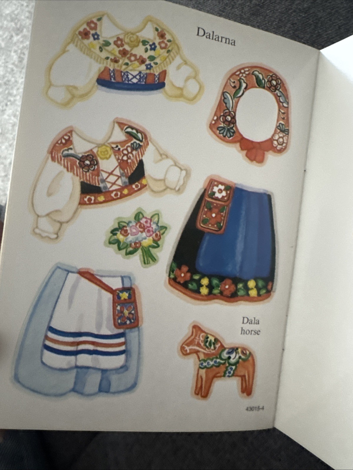 Christina From Sweden – Sticker Paper Doll- Dover Little Activity Books New RARE