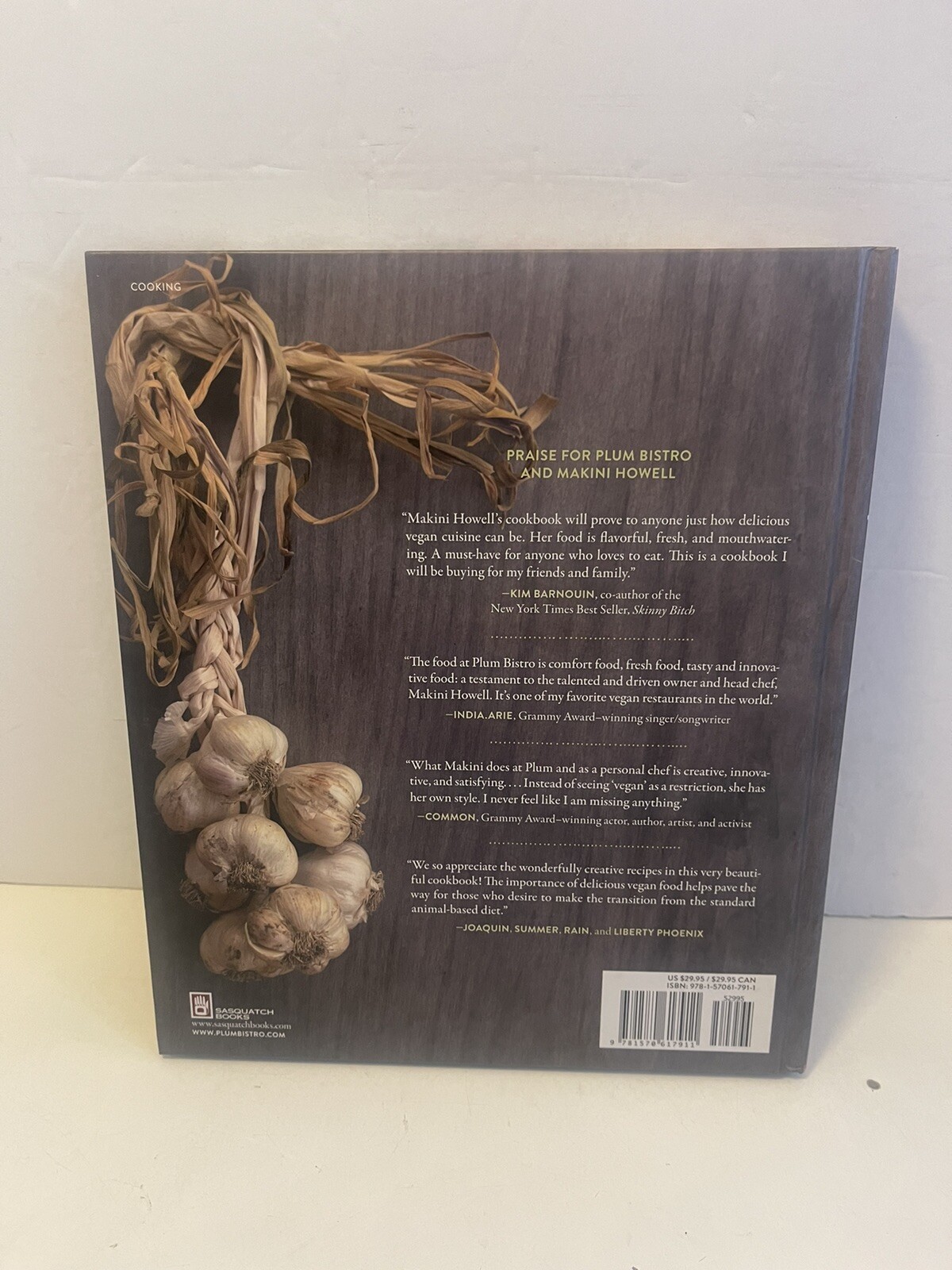 Plum: Gratifying Vegan Dishes from Seattle’s Plum Bistro Hardcover 2013
