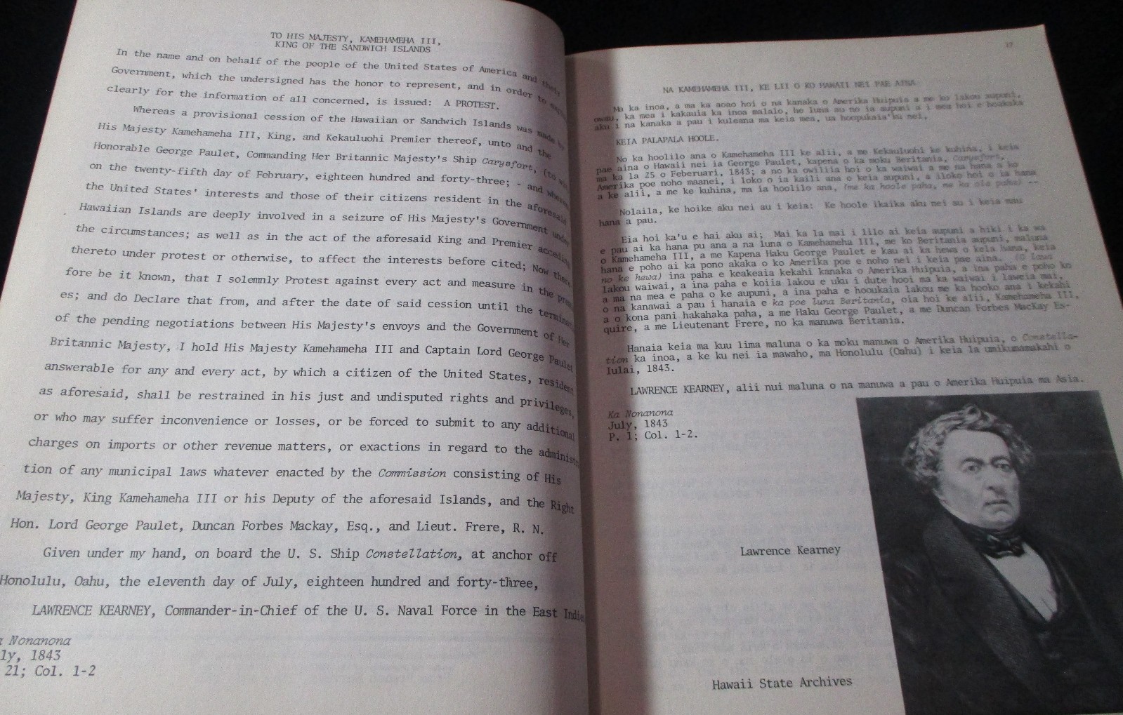 SCARCE 1976 Hawaiian Language Newspapers of 1834-1948 Rubellite Johnson Bilingua