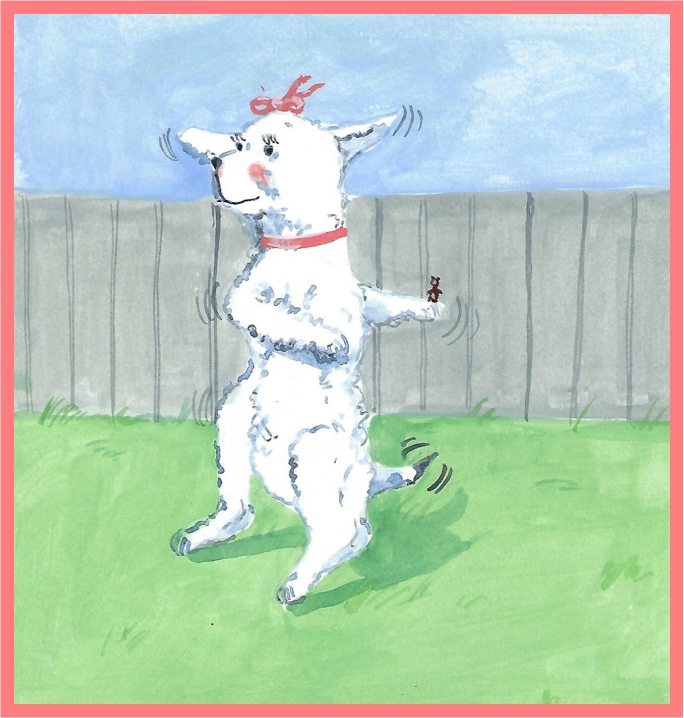 Children’s Book, “Pity me I Have A Flea” Animals Dogs Numbers Illustrated Signed