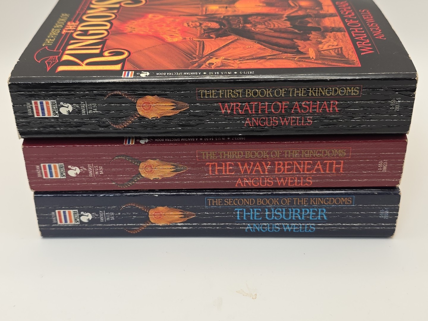 Complete Book of the Kingdoms series by Angus Wells PB #1-3 lot of 3 books