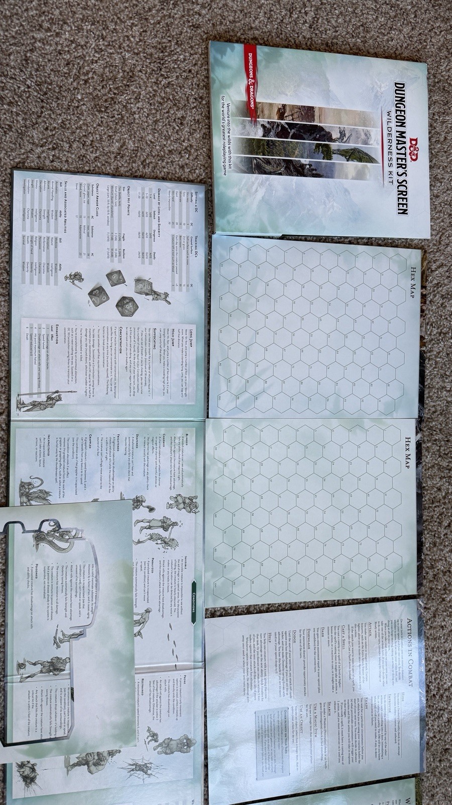 Dungeons and Dragons D&D Lot – Master’s Screen Kit Dungeon Master’s Guide + More