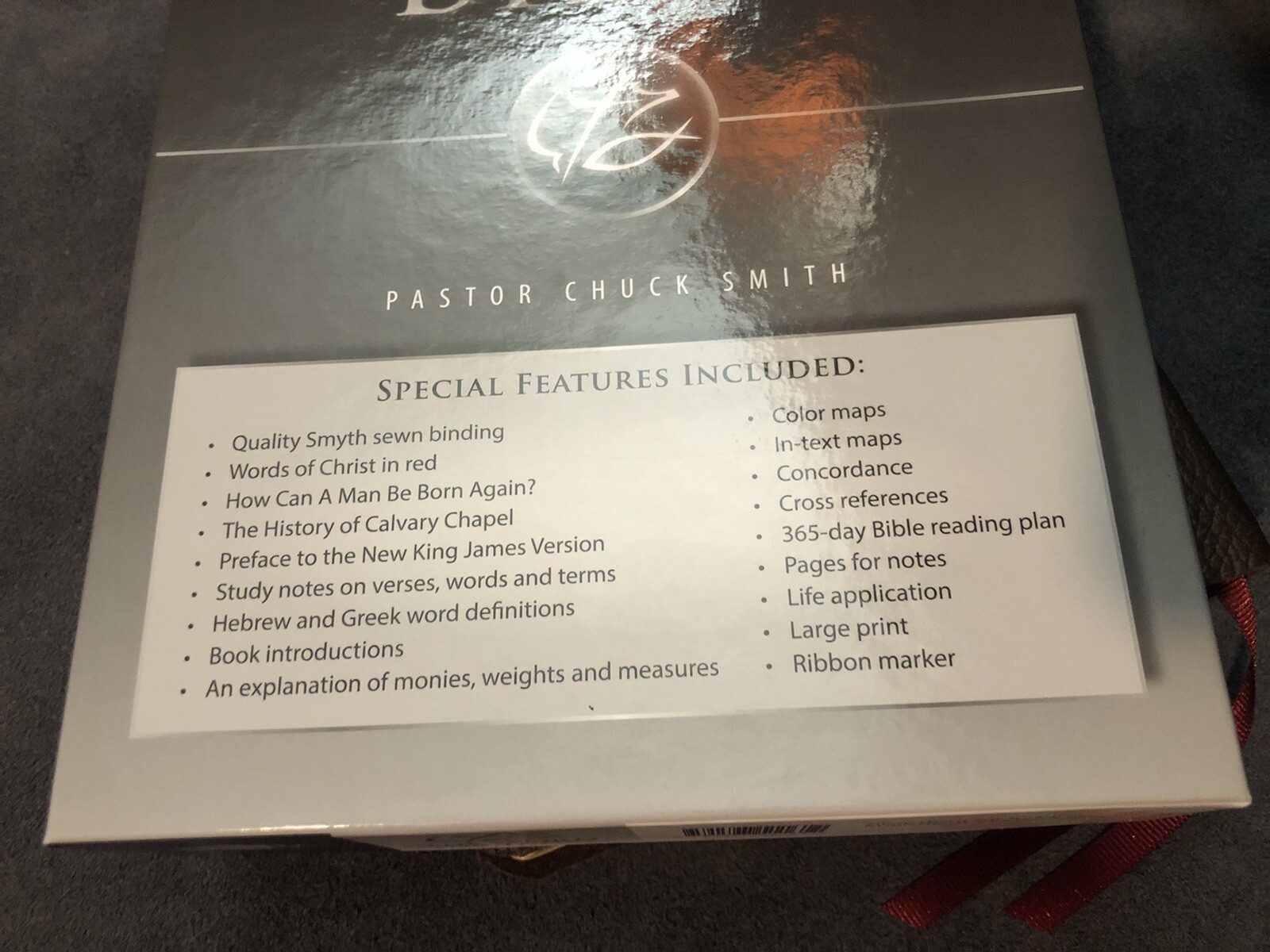 The word for today Bible Chuck Smith Calvary Chapel Genuine Cowhide Leather