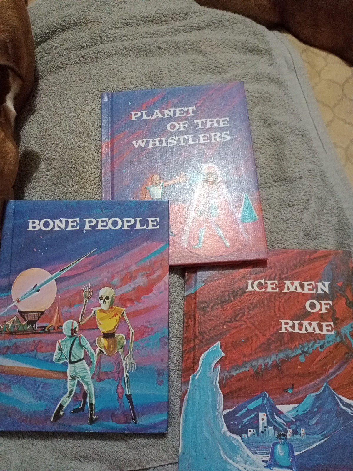 Space Science Fiction Series Ice Men Of Rime, Bone People, Planet Of The Whistl