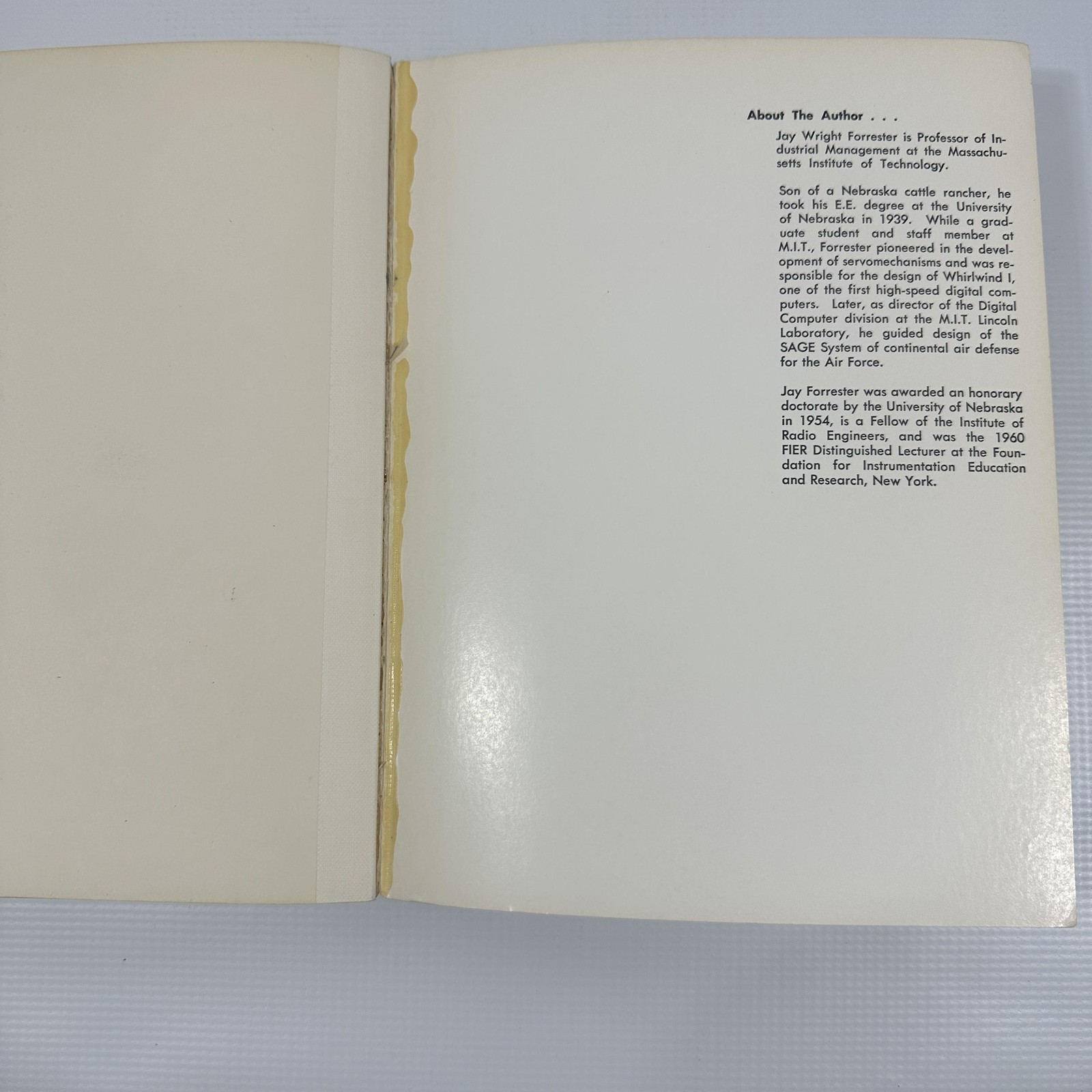 Vintage 1962 Industrial Dynamics Jay W Forrester MIT Press PB Management Systems