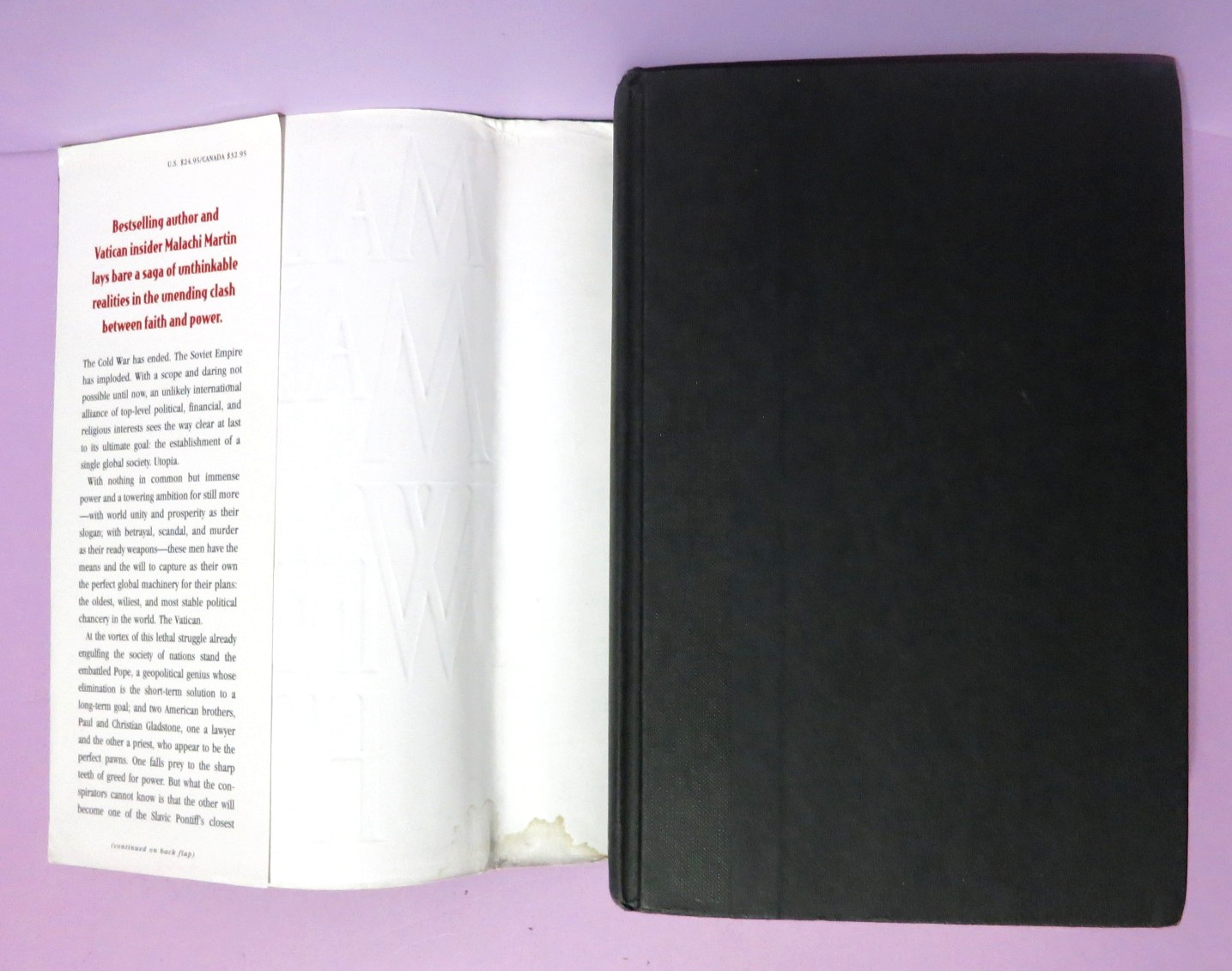 Windswept House by Malachi Martin 1st Edition/1st Print 1996 Hardcover DJ