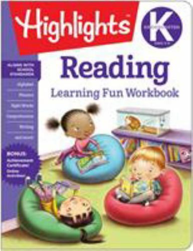 Kindergarten Reading; Highlights Learning Fun Workbo- paperback, 1684372860, new