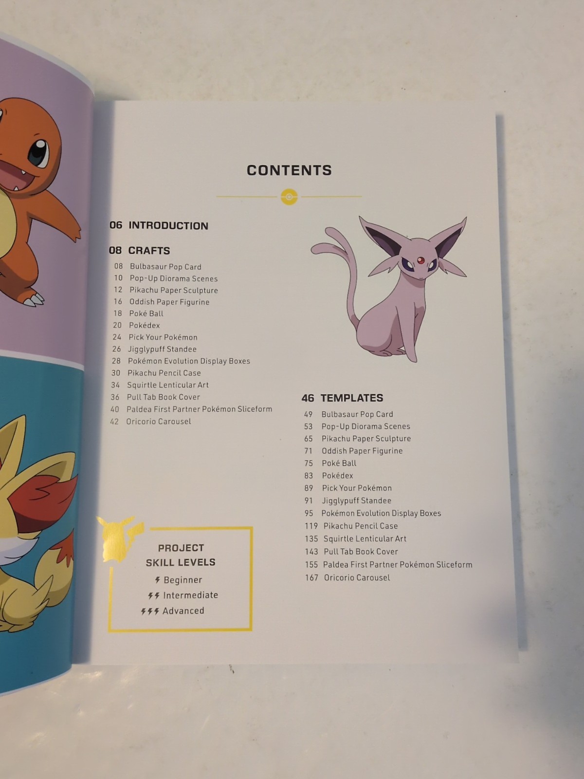 Pokemon Amazing Paper Crafts Paperback Book Matthew Reinhart Official Licensed