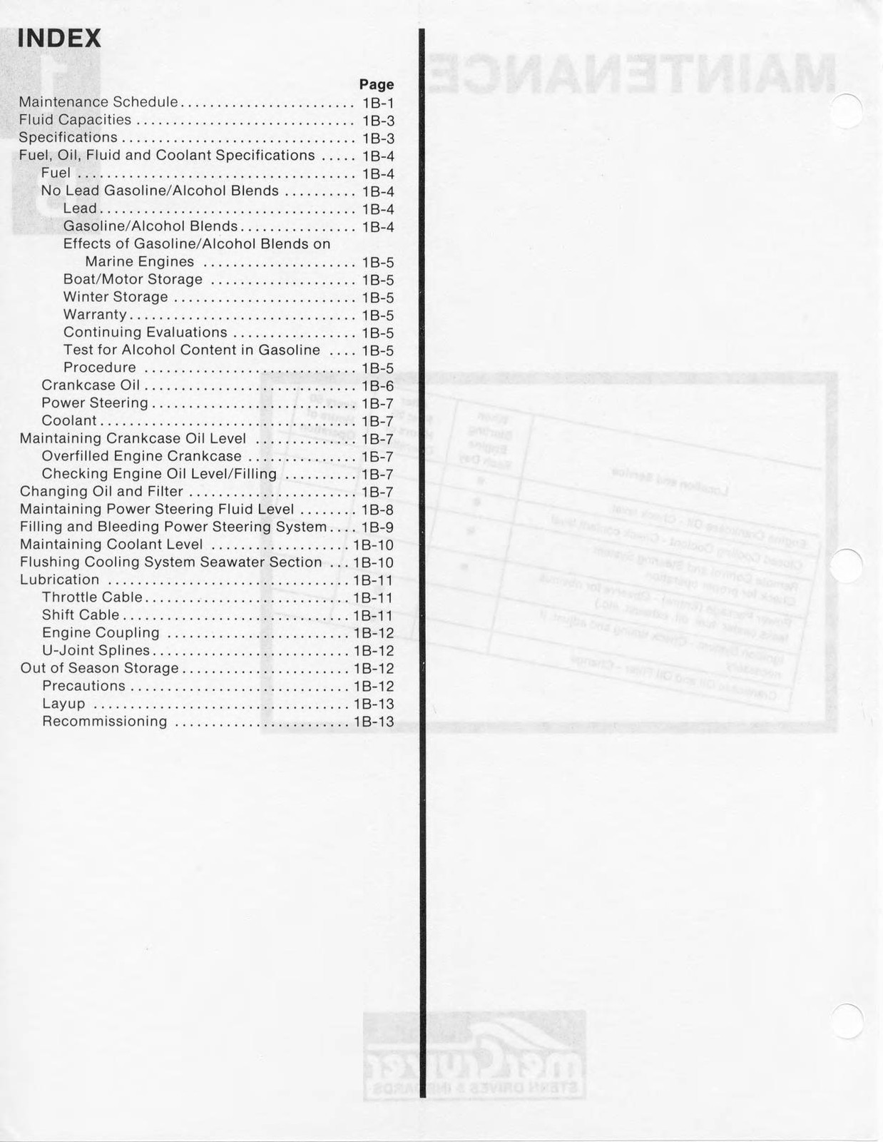 MERCURY Mercruiser NO. 8 SERVICE MANUAL Marine 4 CYL, BINDER, TOUGH FRONT & BACK