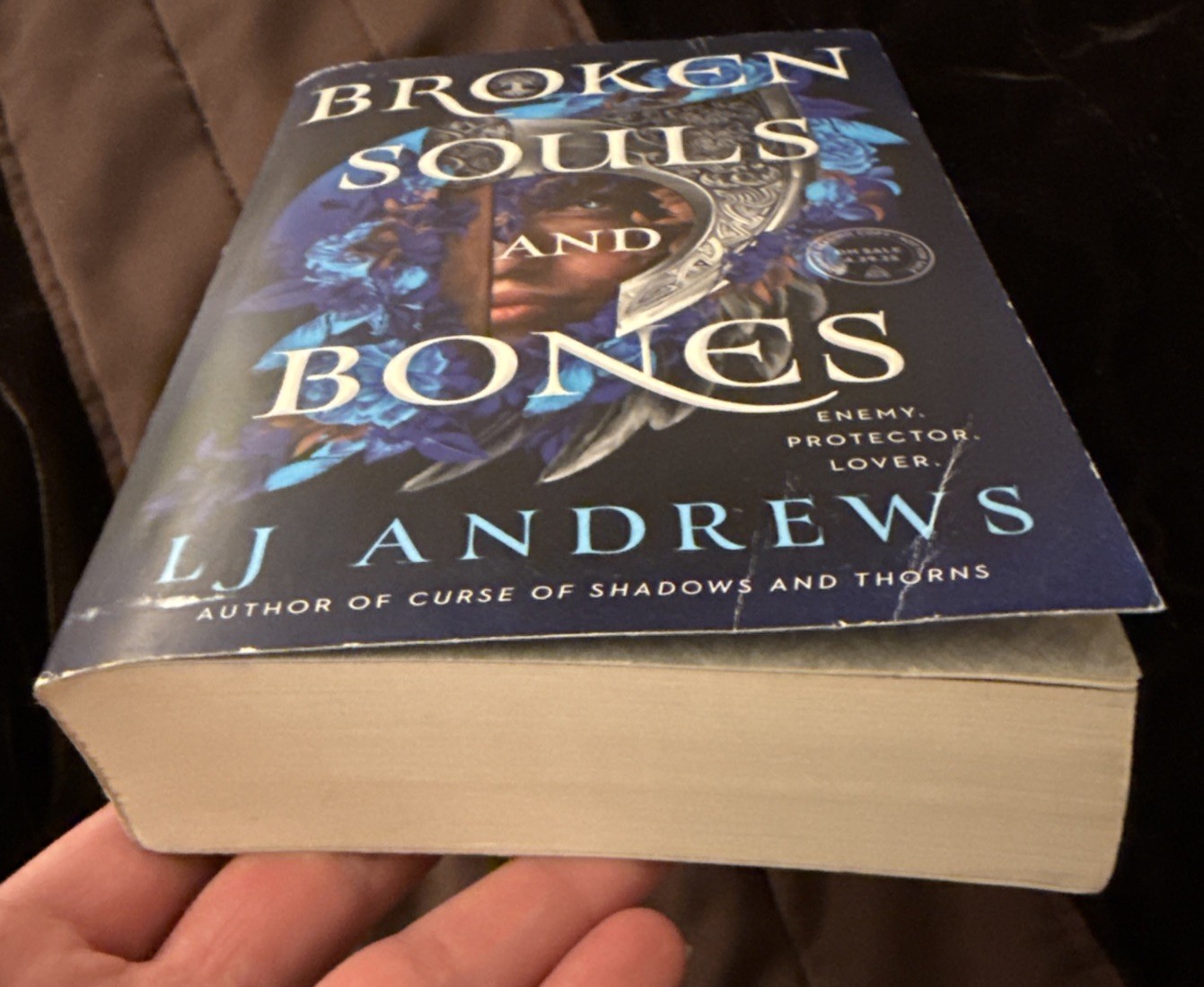 RARE SIGNED Broken Souls and Bones by LJ Andrews ARC Advance Reading Copy