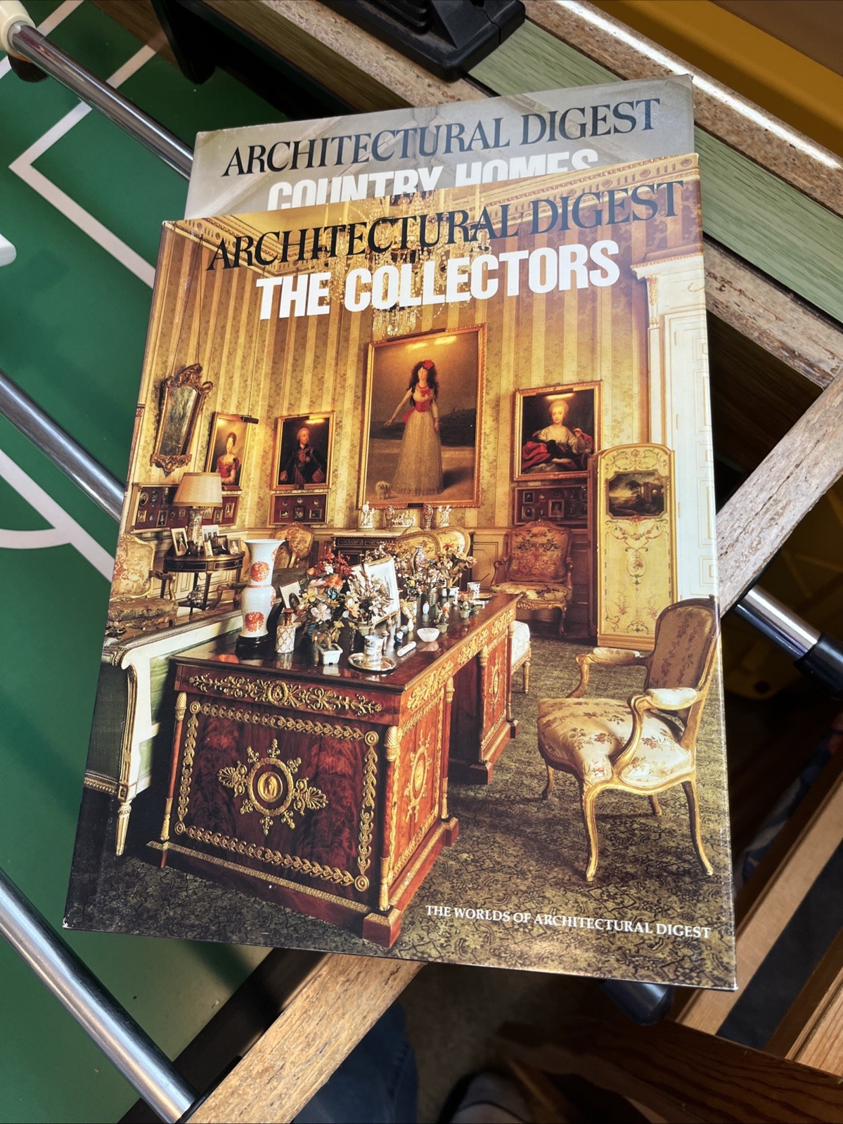 Four Vintage 1980S Architectural Digest Hardcover Books With D:Jacket Excellent