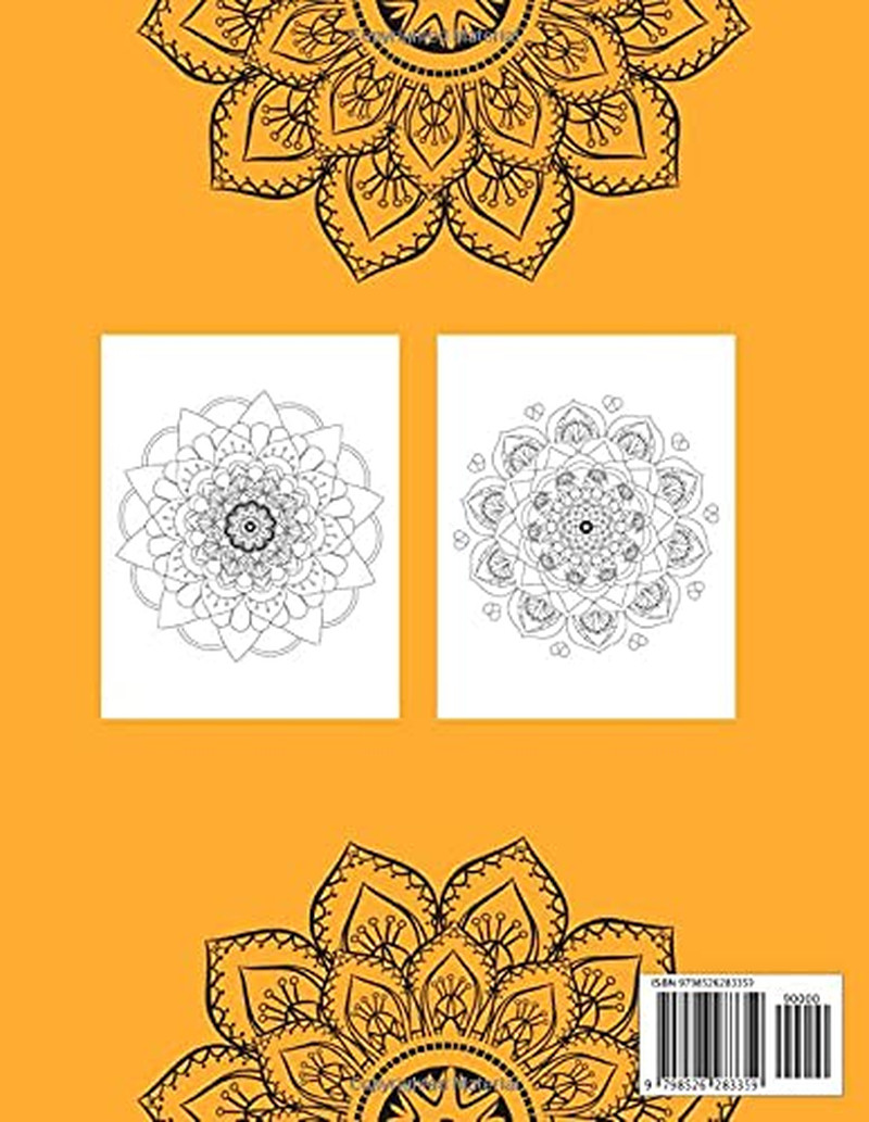 Mandala Coloring Book for Adults: Stress Relieving and Relaxing Mandalas